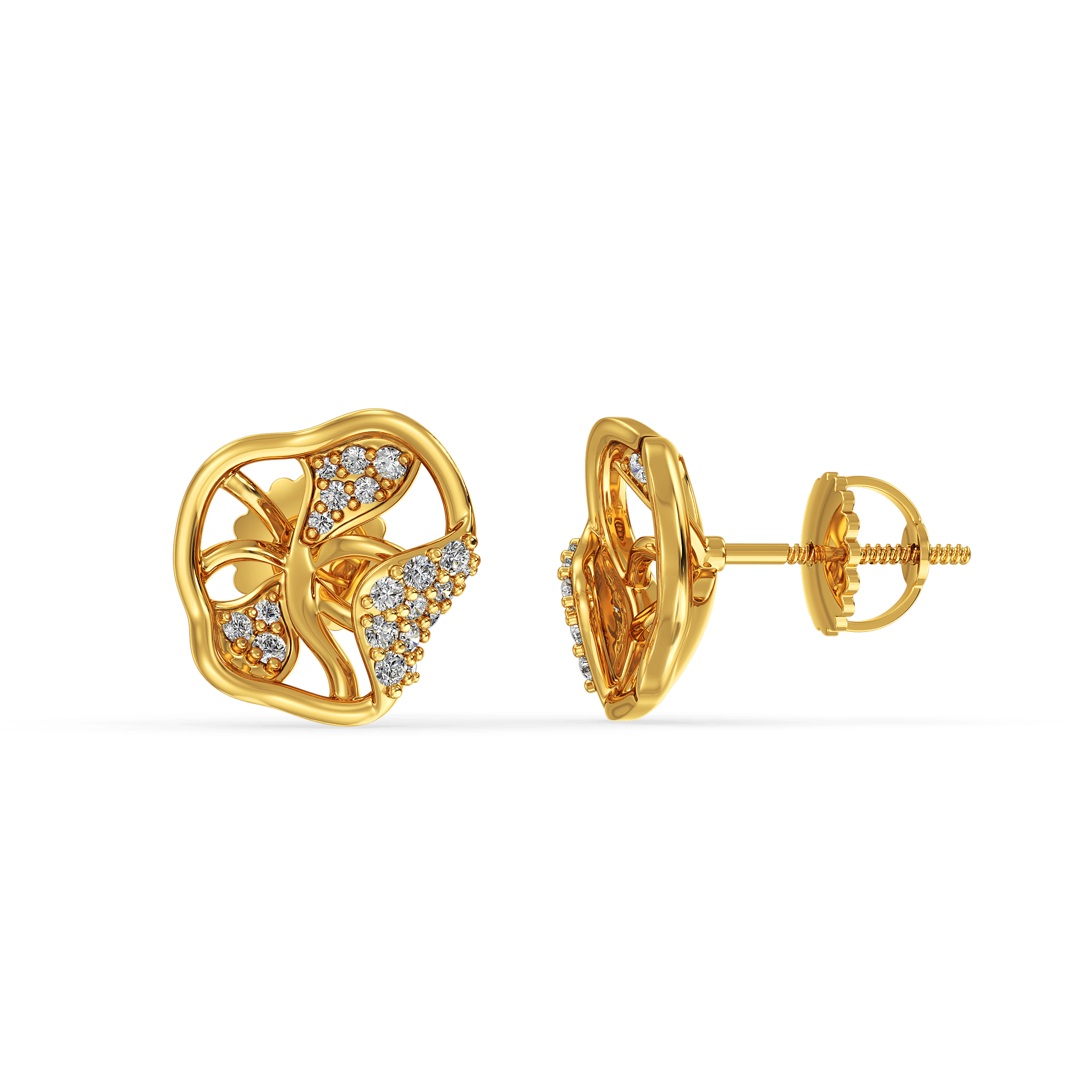 Floating Veins Studs 0