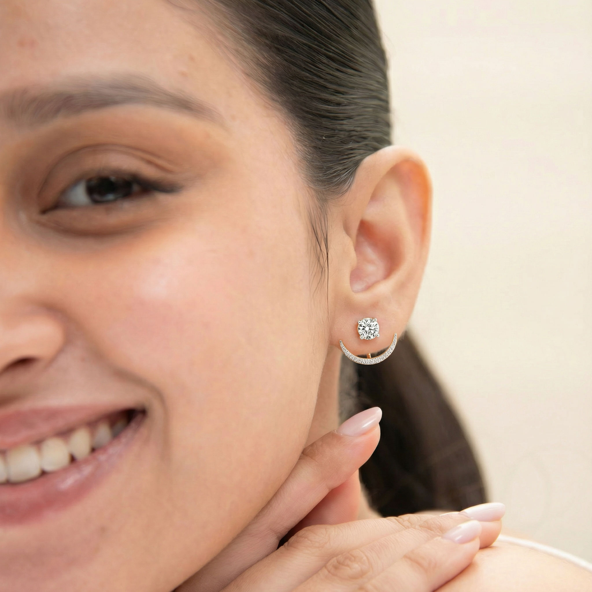 Lustre Crescent Ear Jacket 1