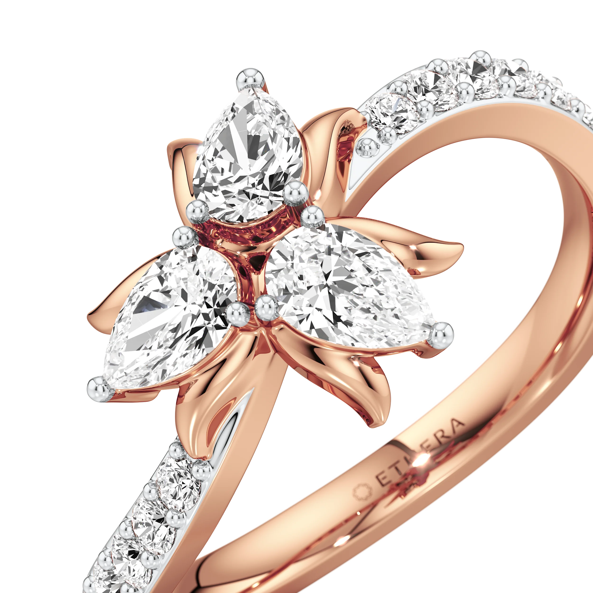 Sepels And Tepels 3 Stone Ring 11