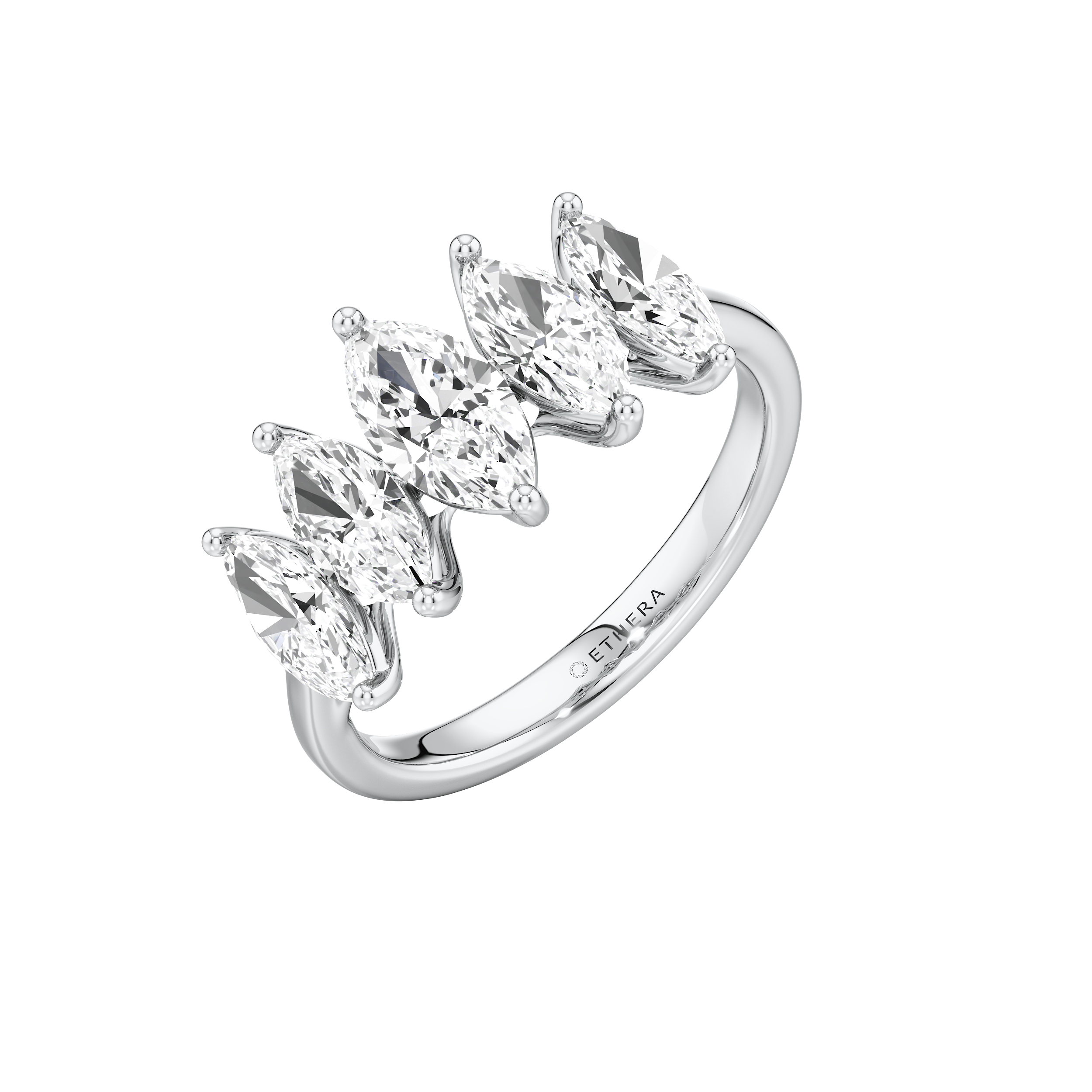 Marquise Penta Five Stone Ring 6