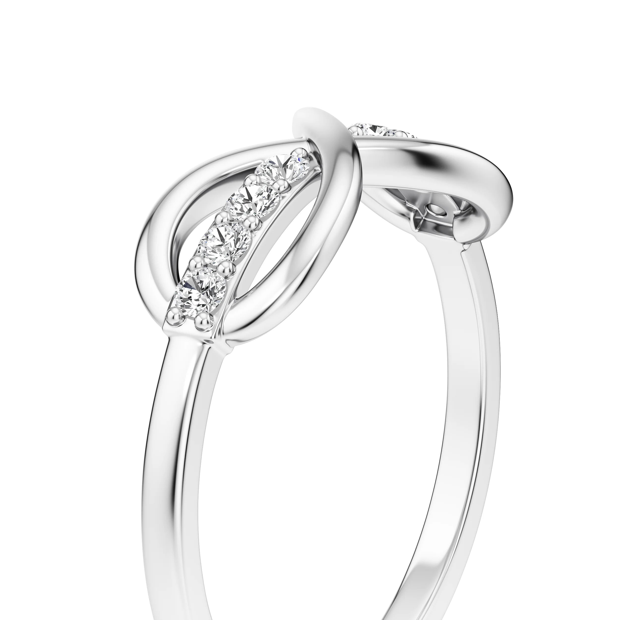 Infinity Glide Diamond Ring 13