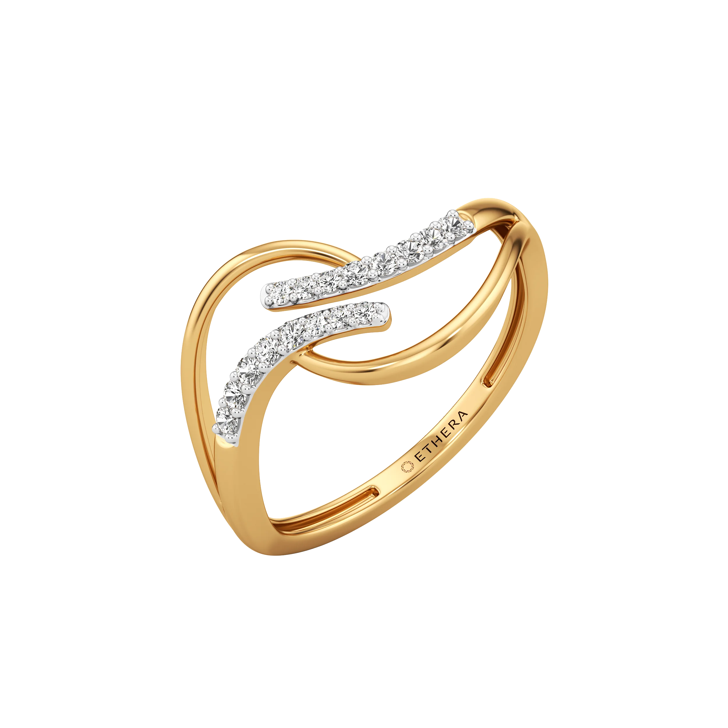 Infinity Flow Diamond Ring 0