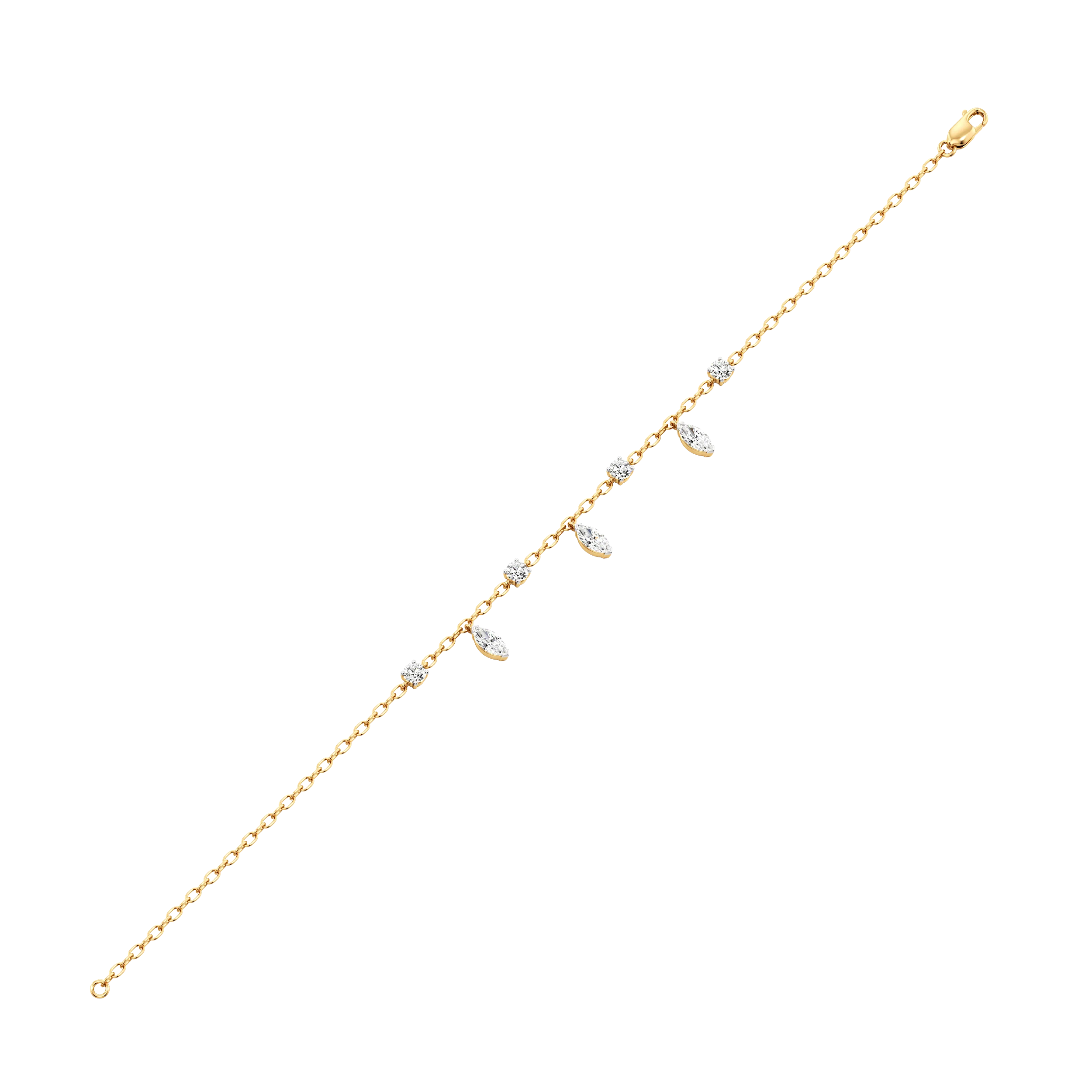 Twilight Diamond Charm Chain Bracelet 3