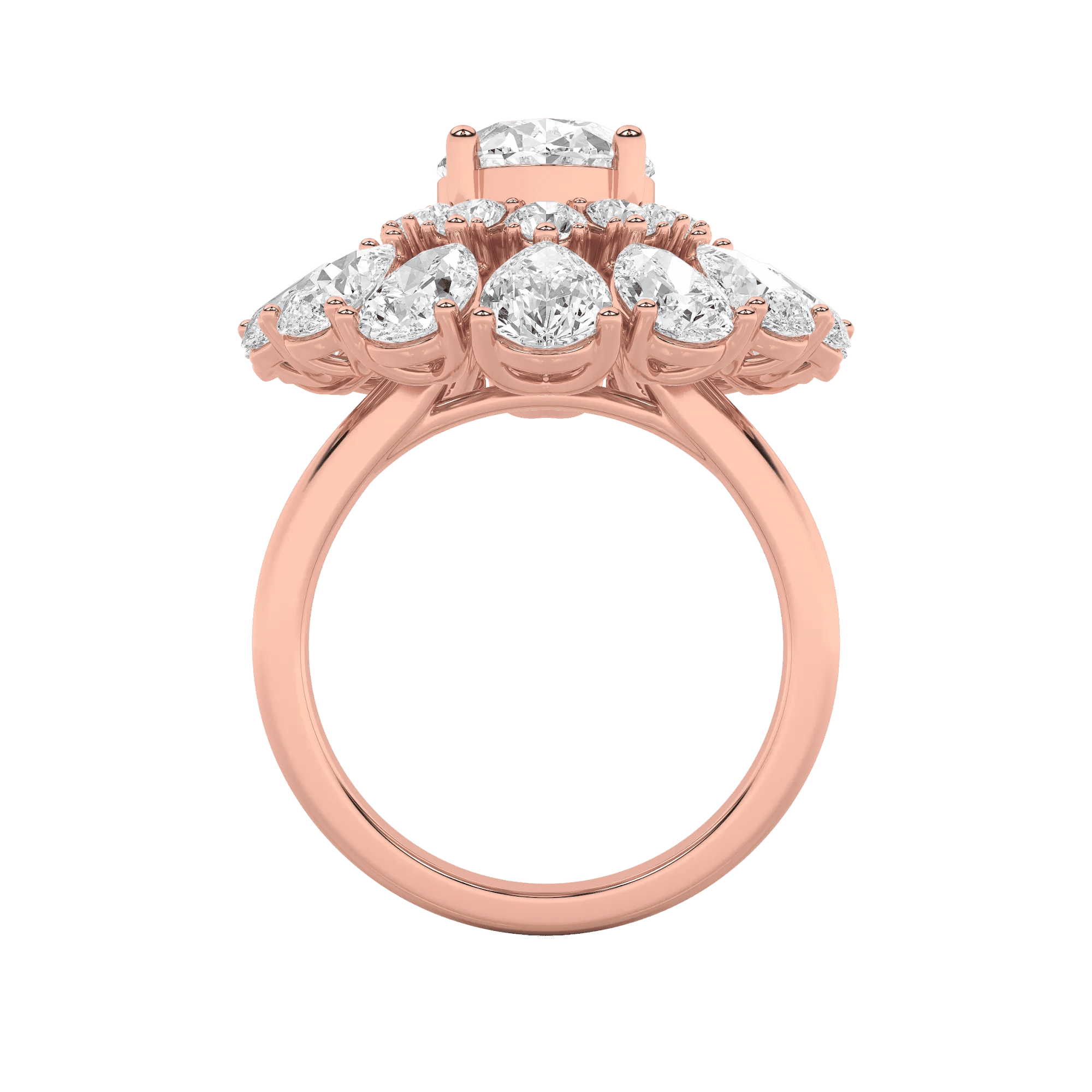 Floral Fusion Cocktail Ring 11