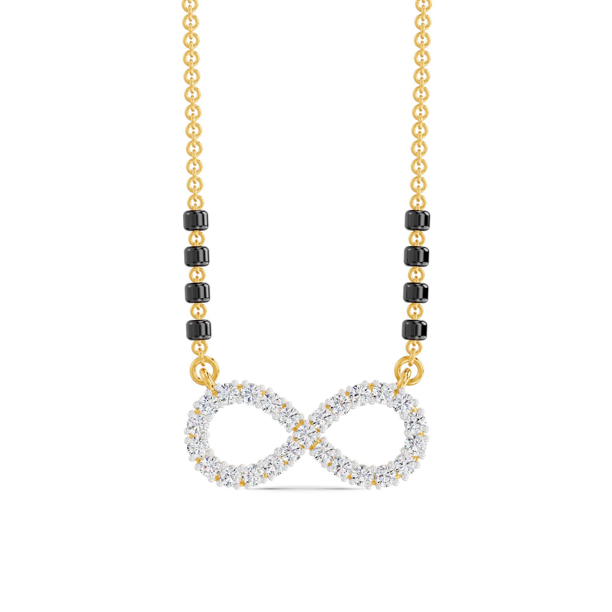 Pavé Infinity Mangalsutra 0
