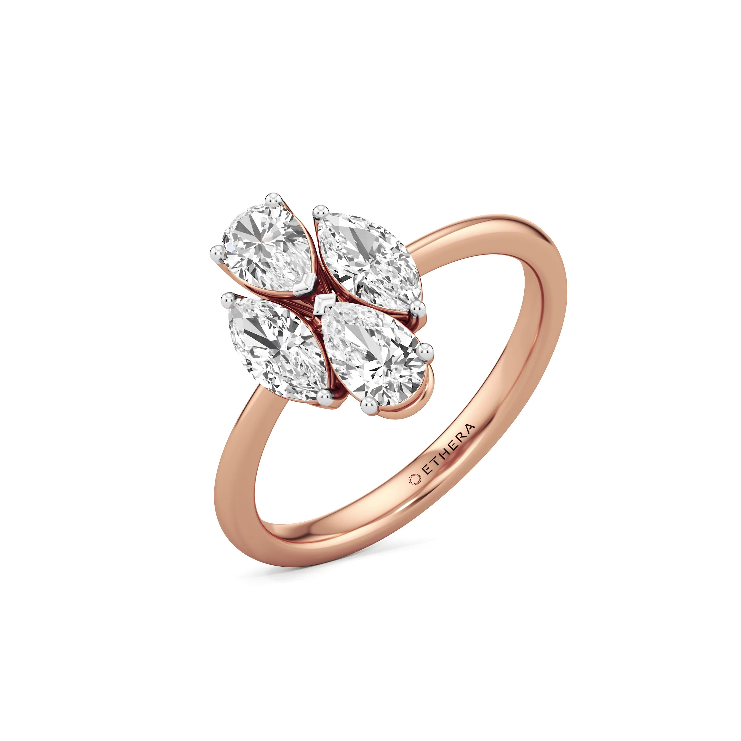 Marquise Bloom Diamond Ring 16