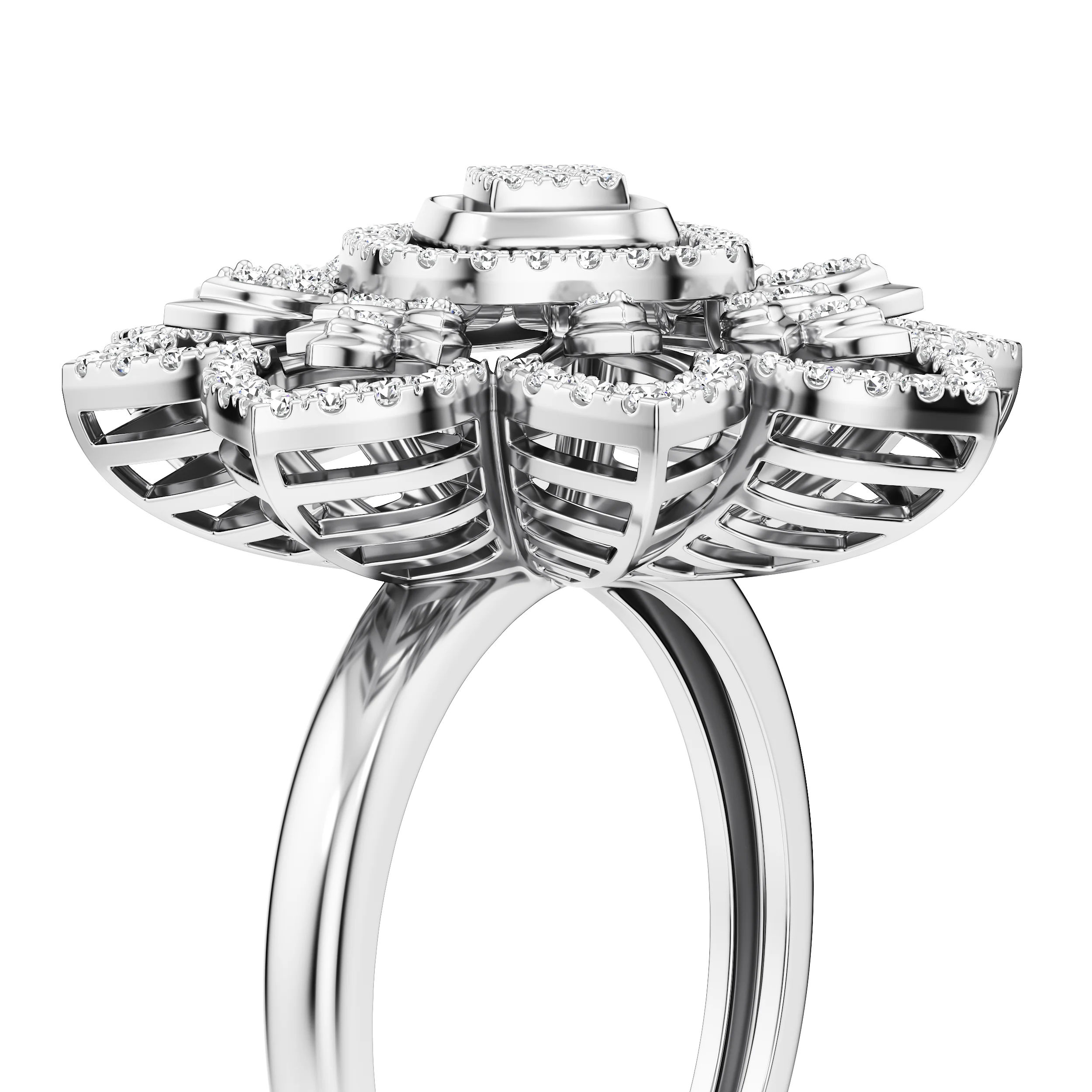 Lustre Petal Grande Ring 14