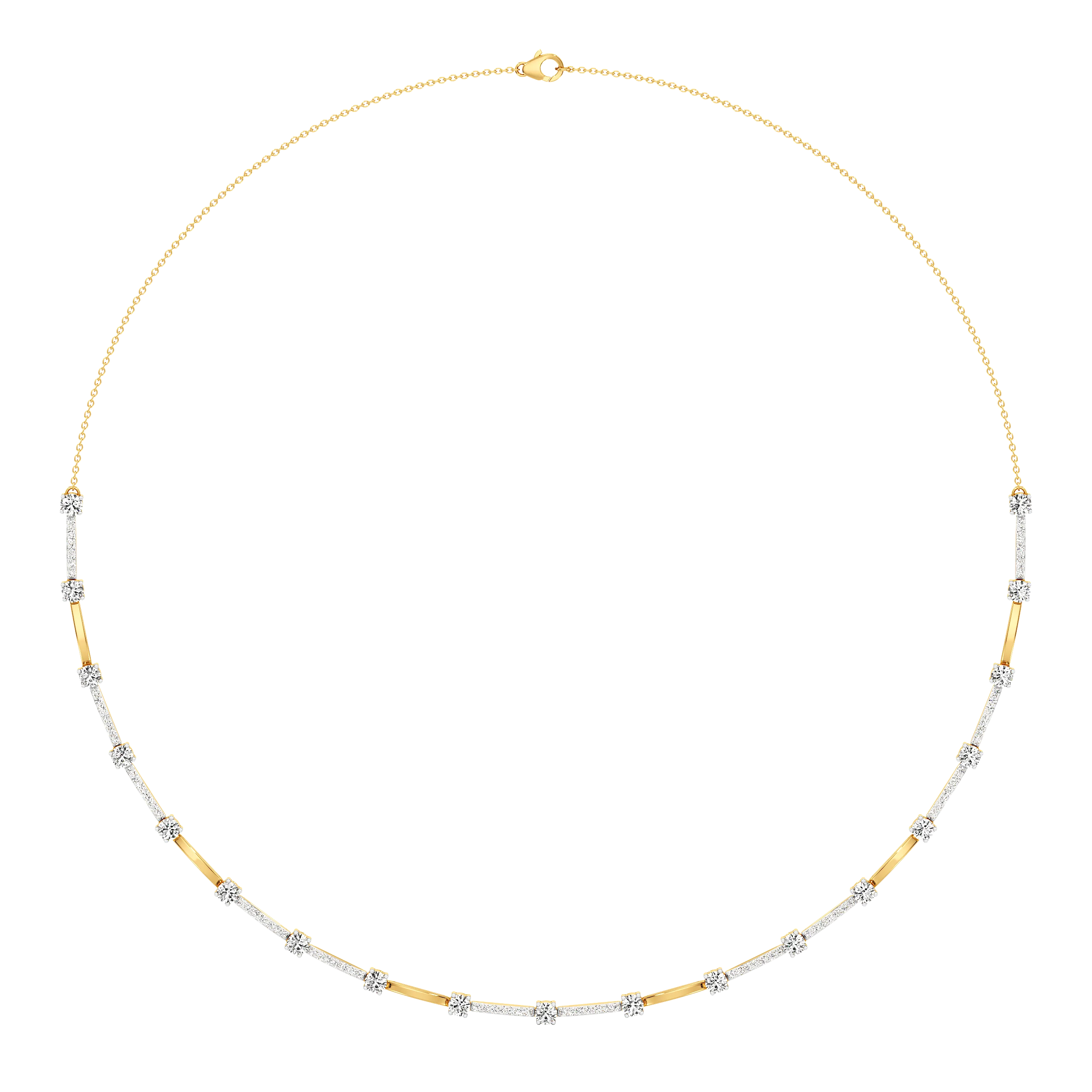 Nebula Glow Tennis Necklace 3