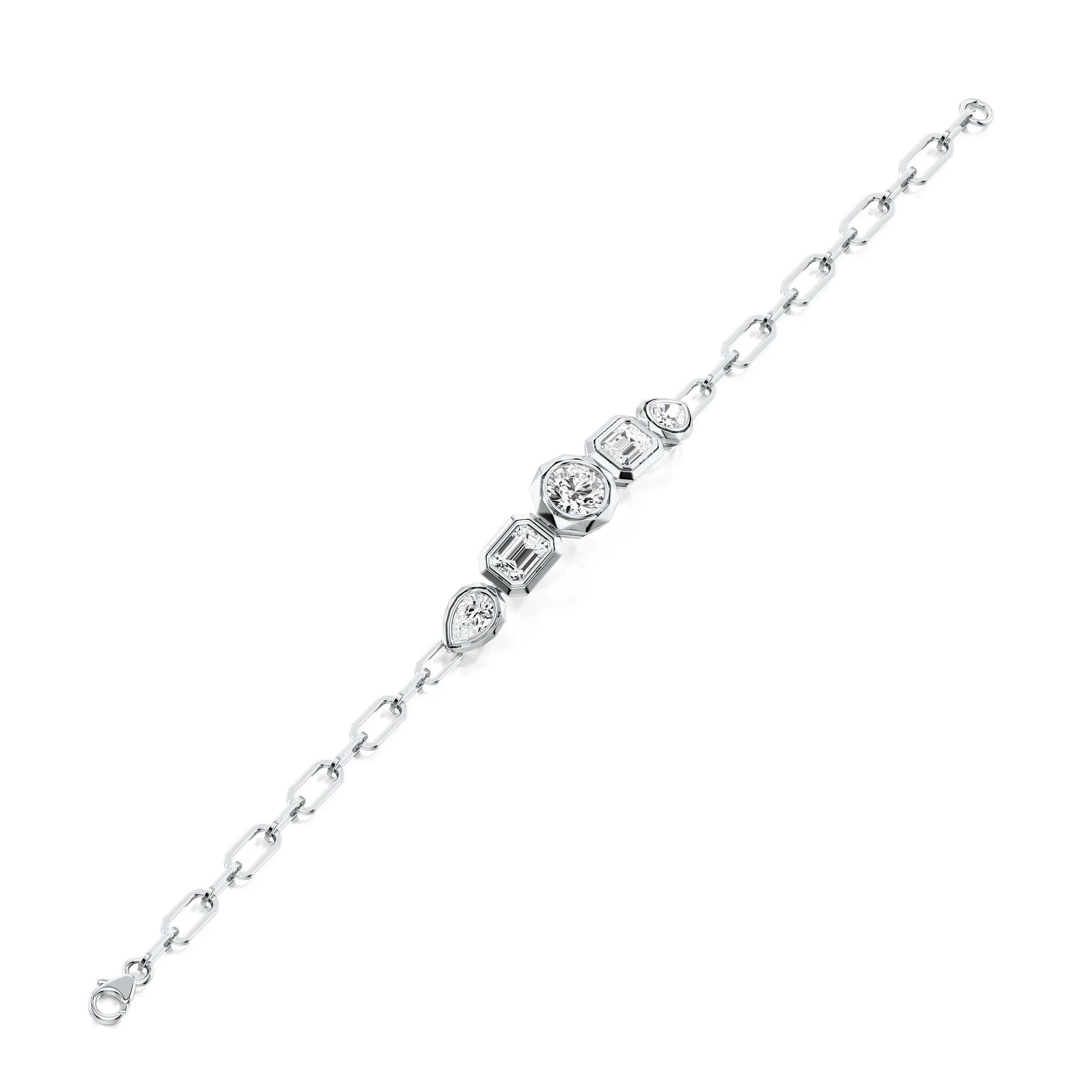 Faceted Opulence Flexible Bracelet 5