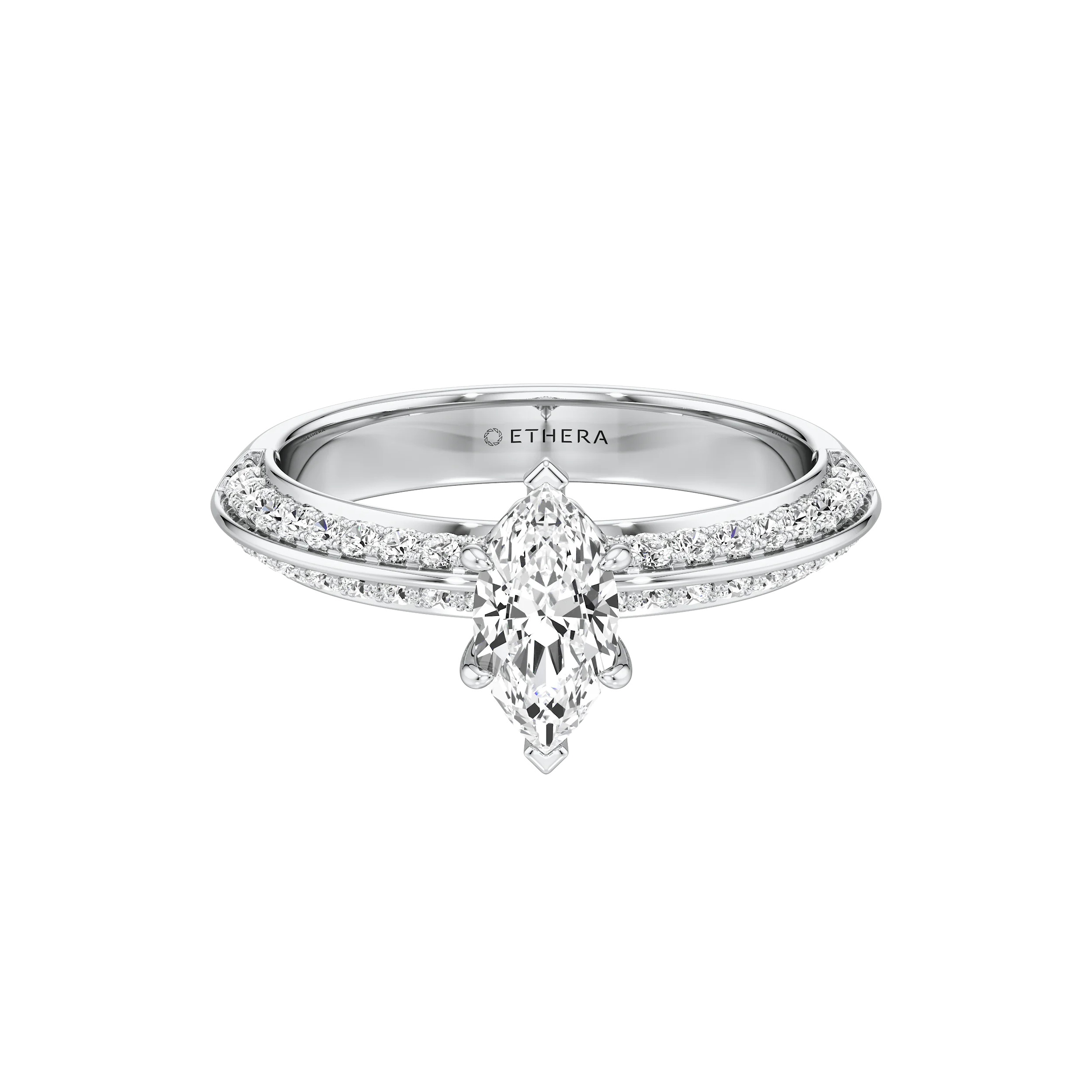 Marquise Arc Ring 7