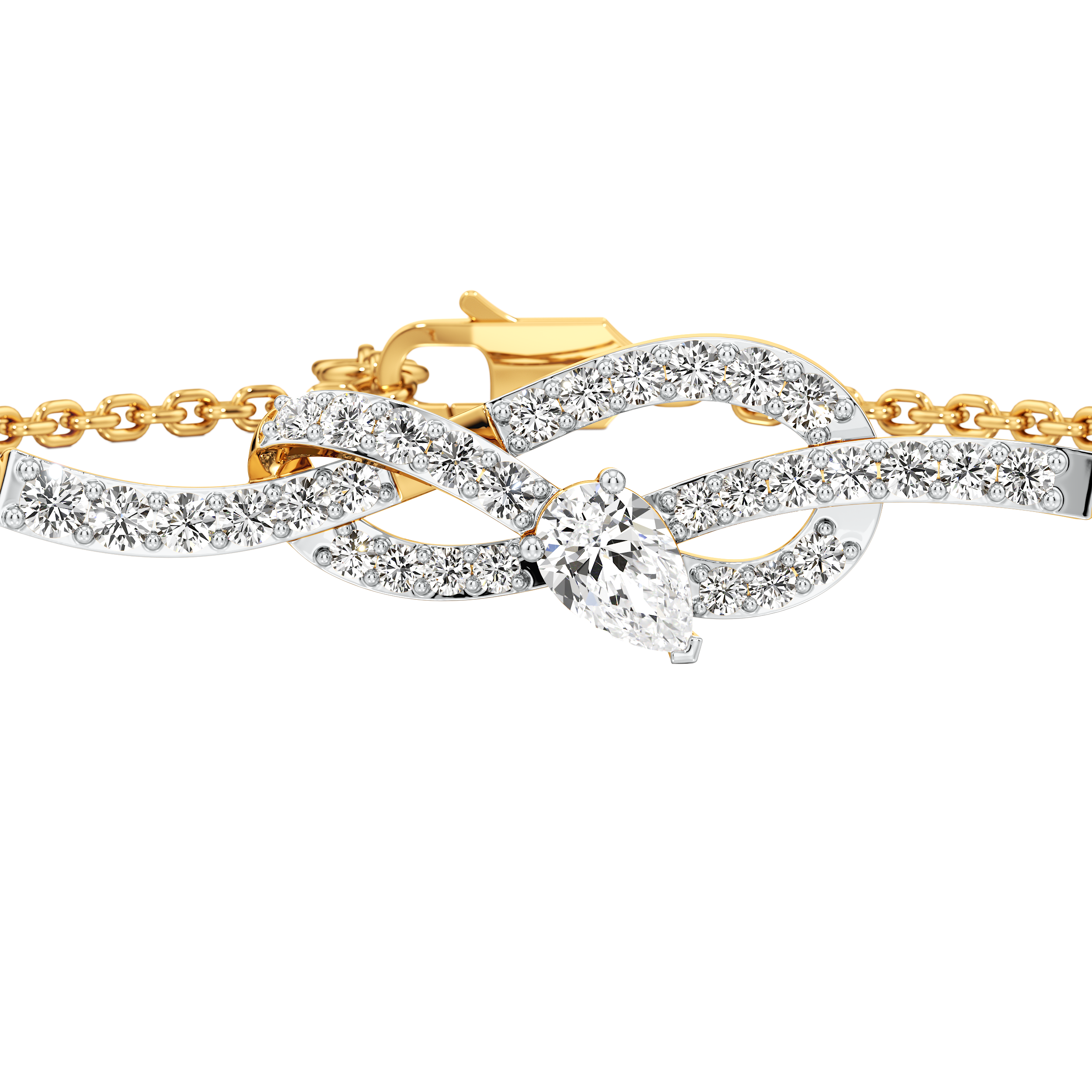 The Twist & Tell Diamond Bracelet hover