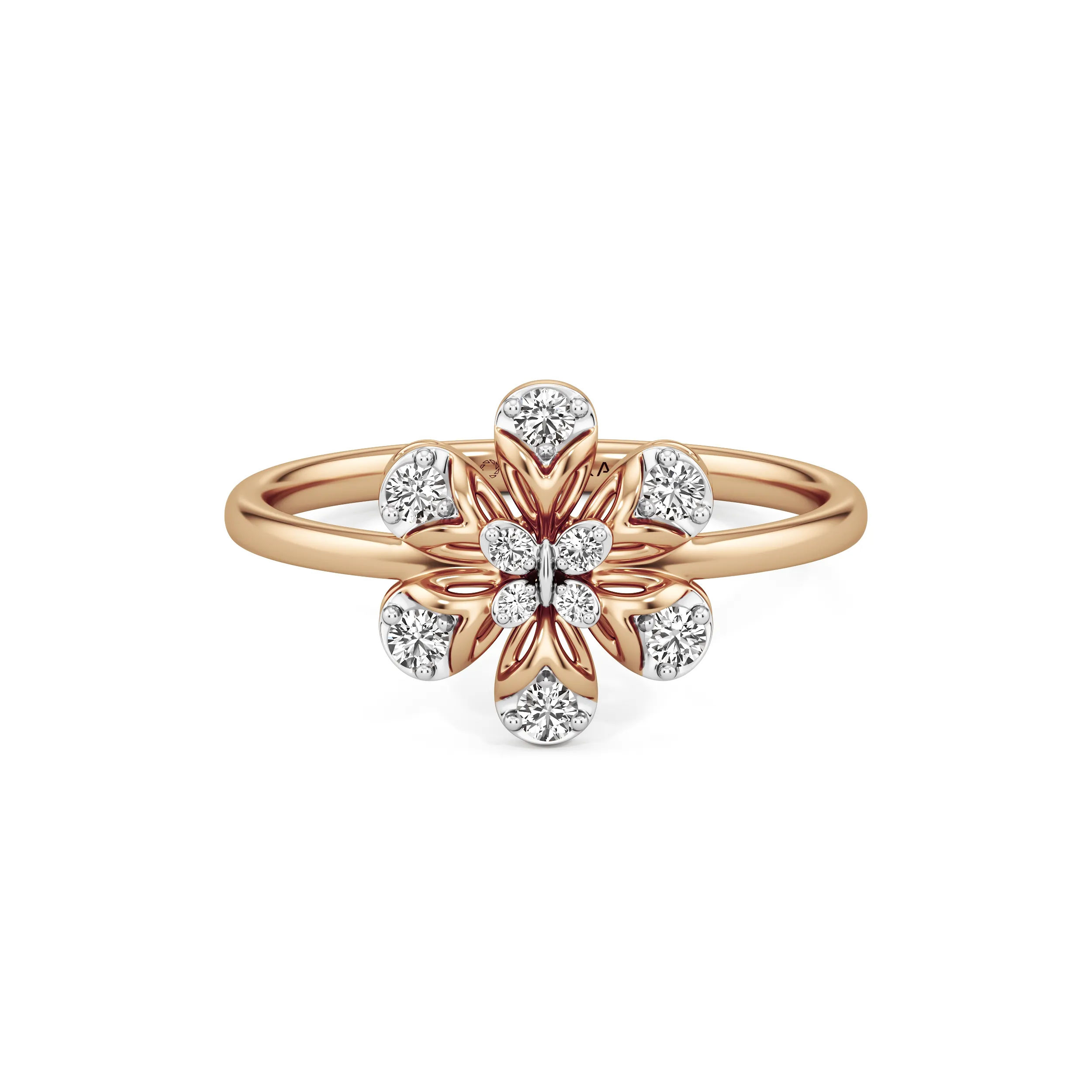 Petal Glow Diamond Ring 13