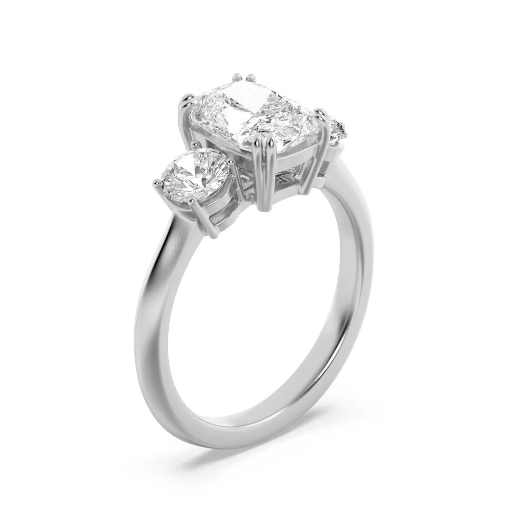 Triumphant Glow 3 Stone Ring 6