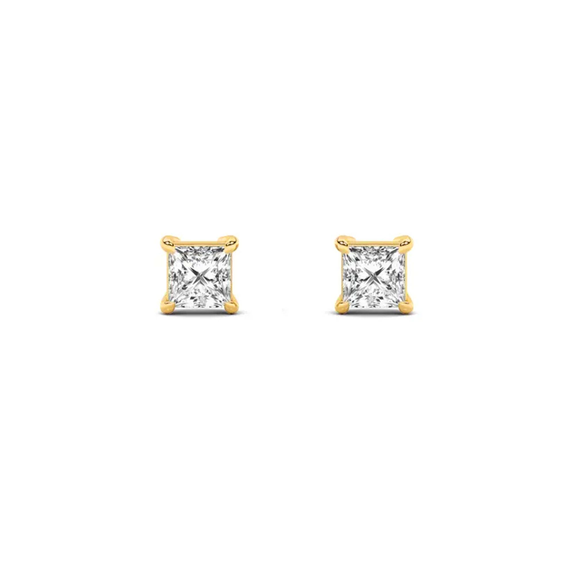 Pristine Princess Stud Earrings 2 Carat 1
