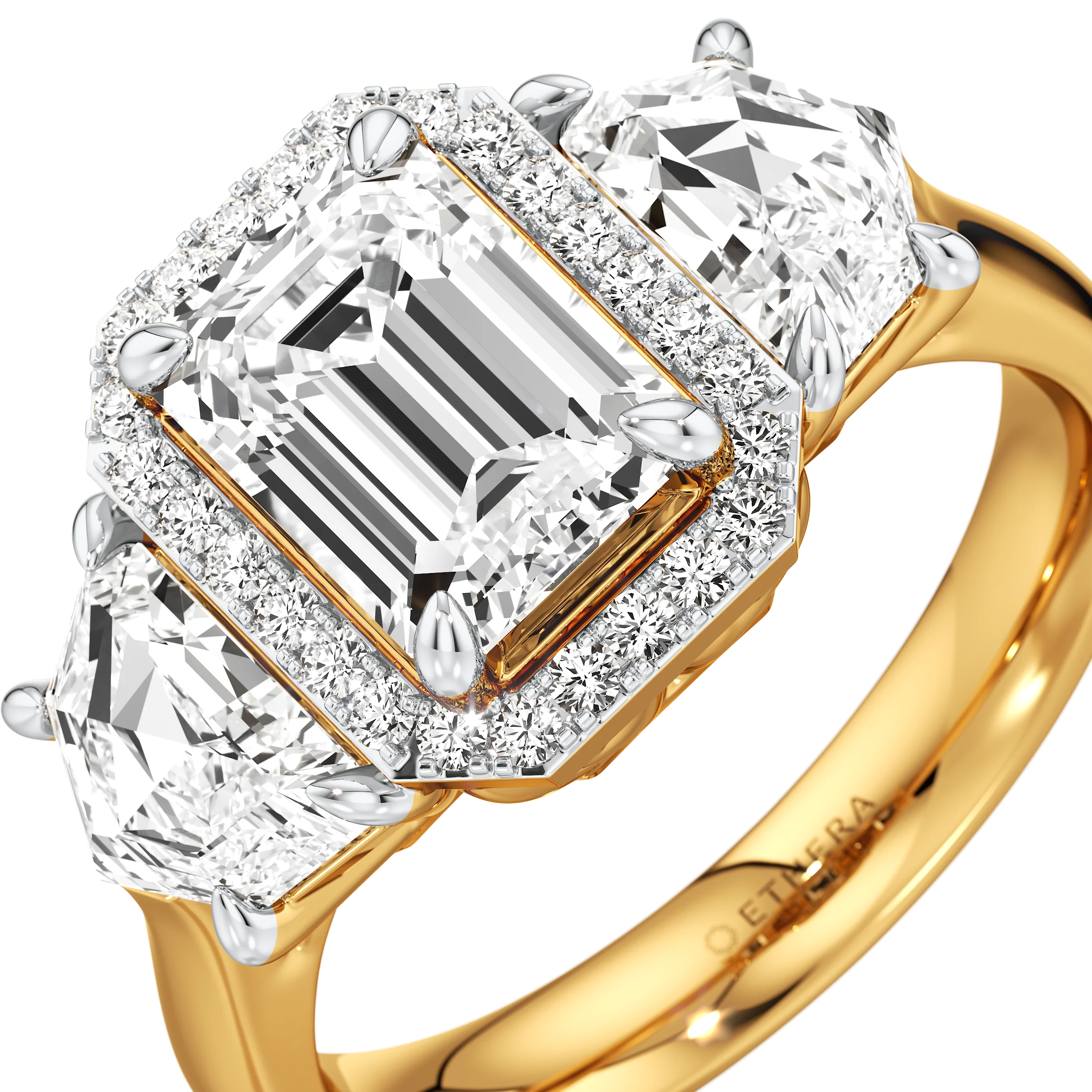 Past, Present , Future 3 Stone Ring 2