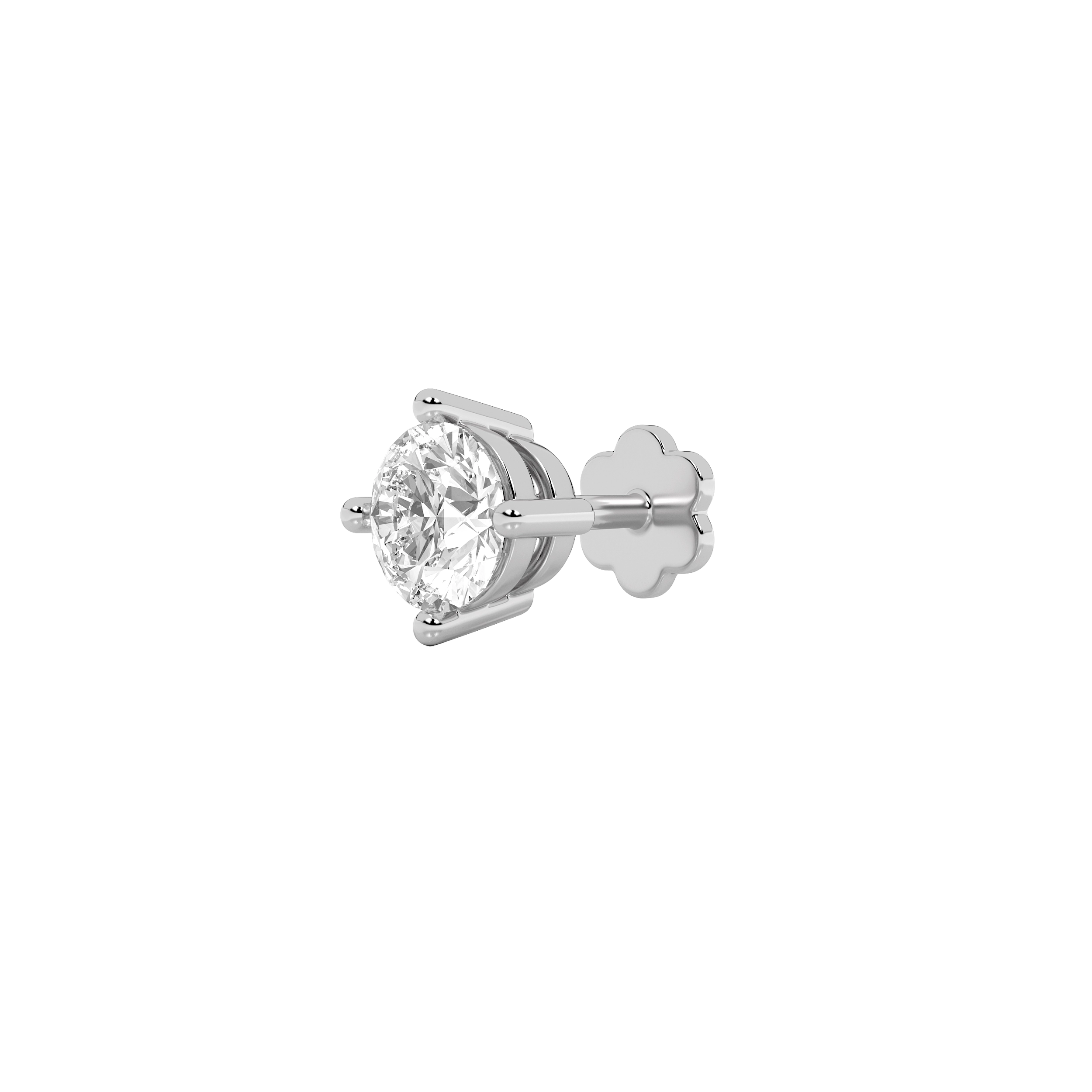 Shimmer Glimmer Solitaire Nosepin 4