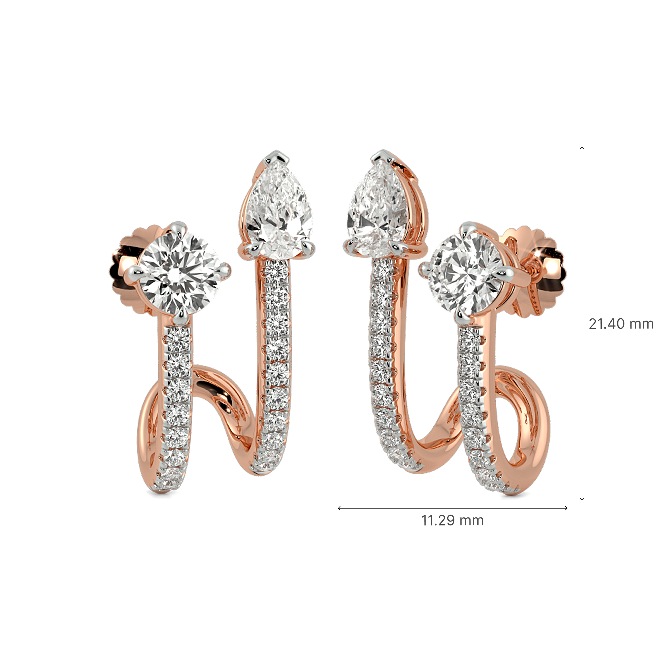 Double Delight Hoop Earrings 5