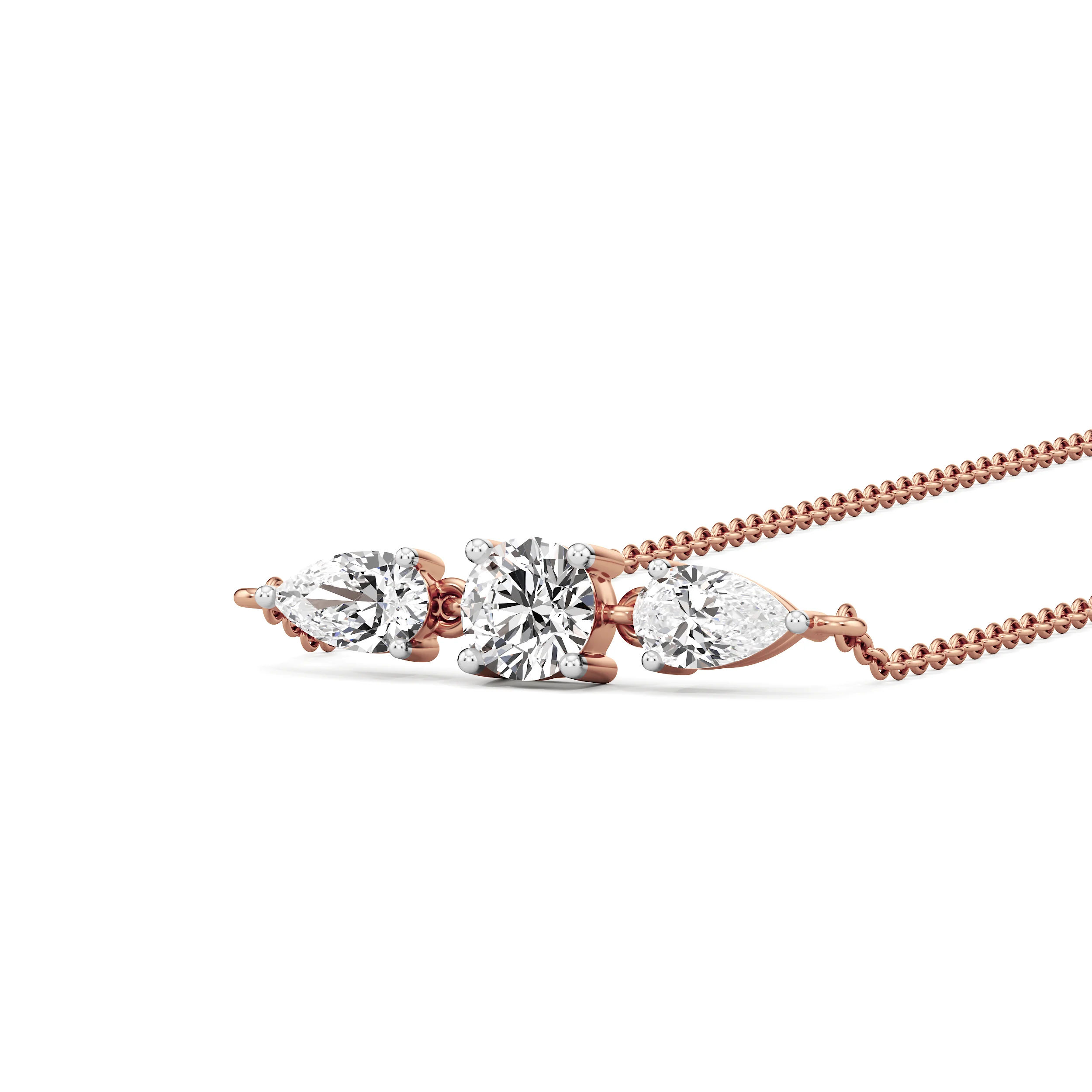 Trio Balance Diamond Necklet 6