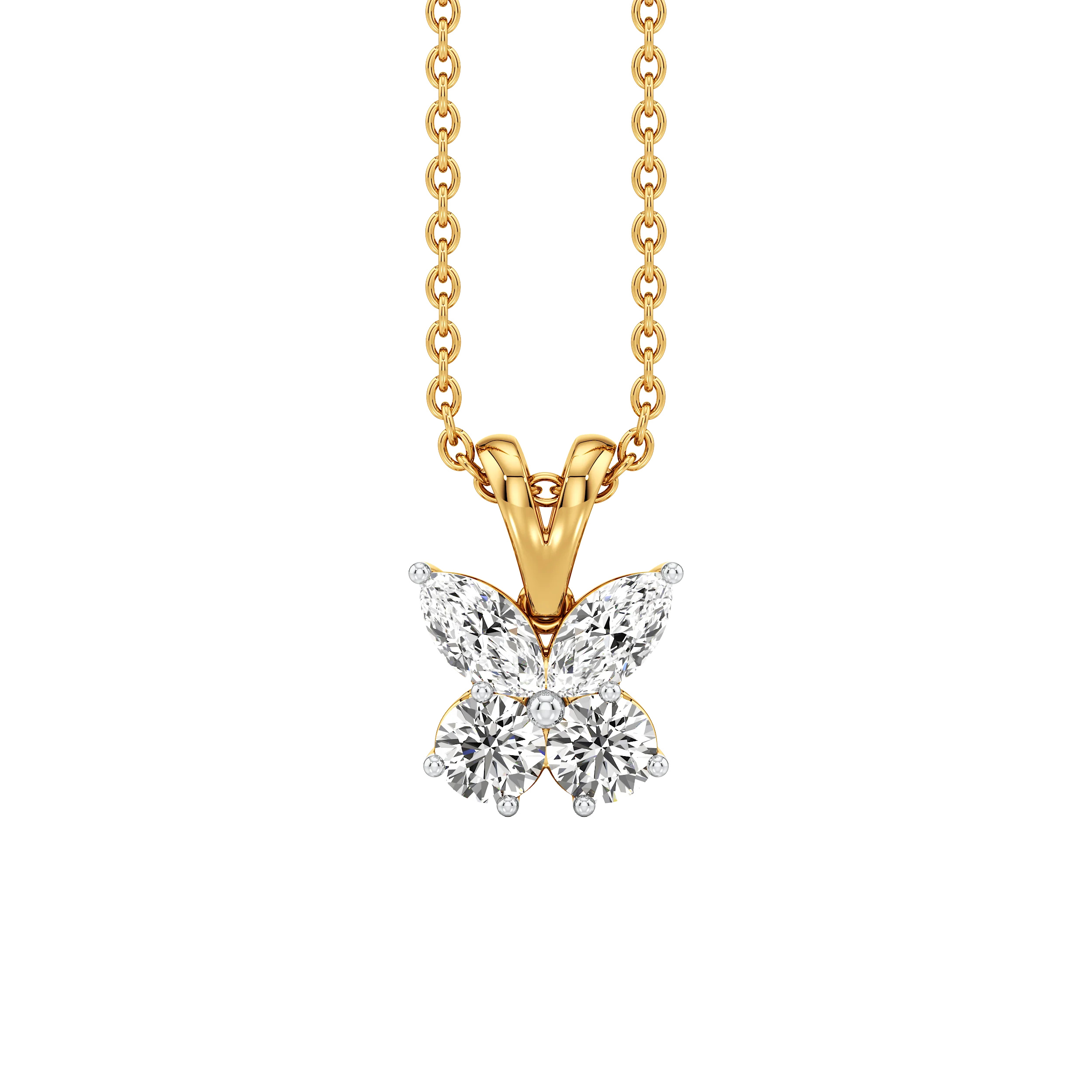 Flutter Bloom Pendant and earrings 2