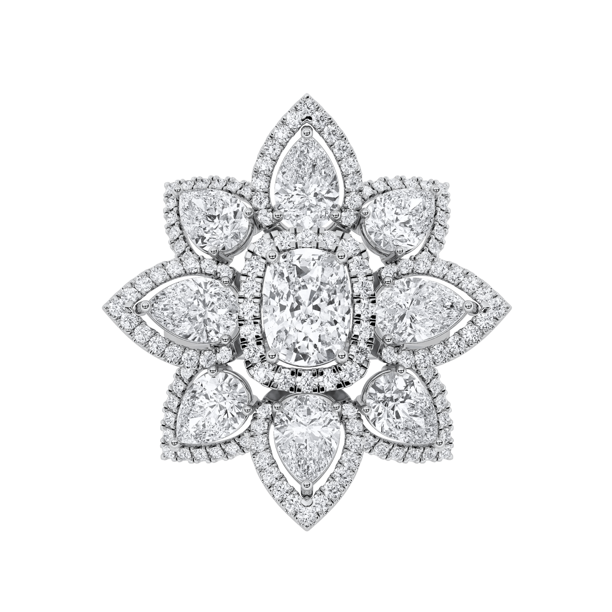 Vintage Garden Cocktail Ring 7