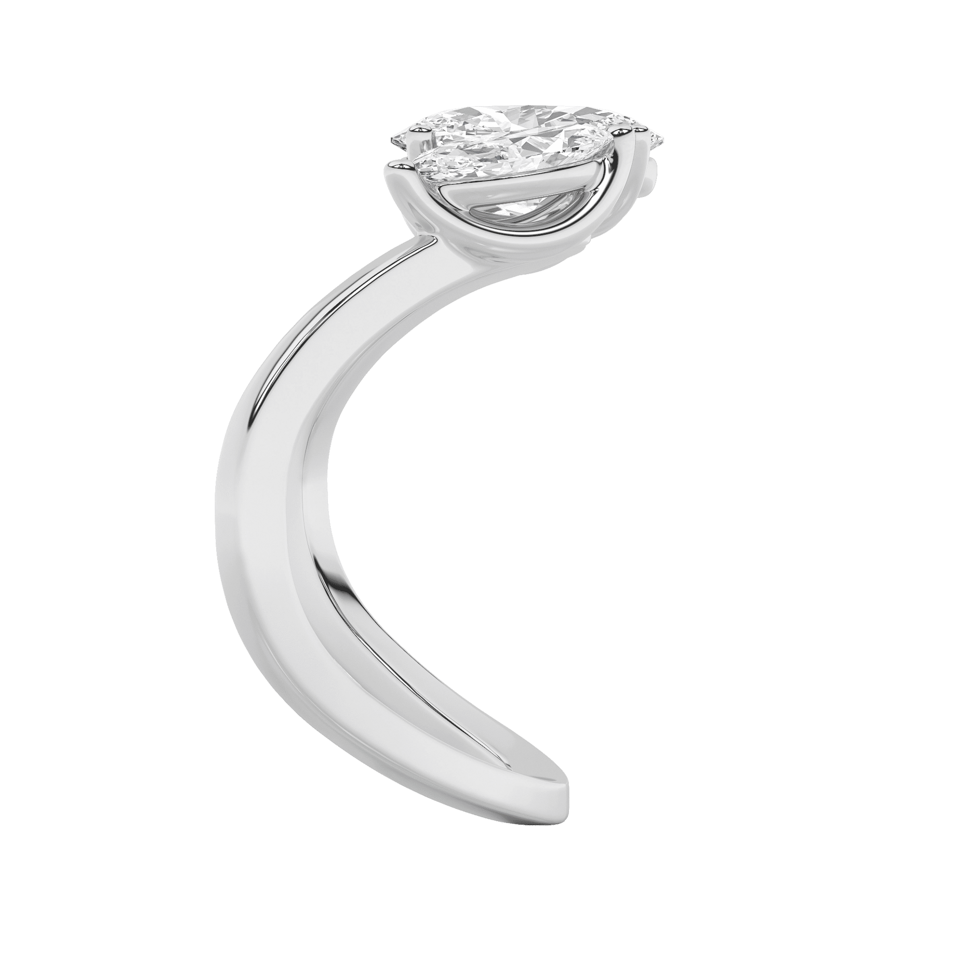 Graceful Curve Vanki Ring 8