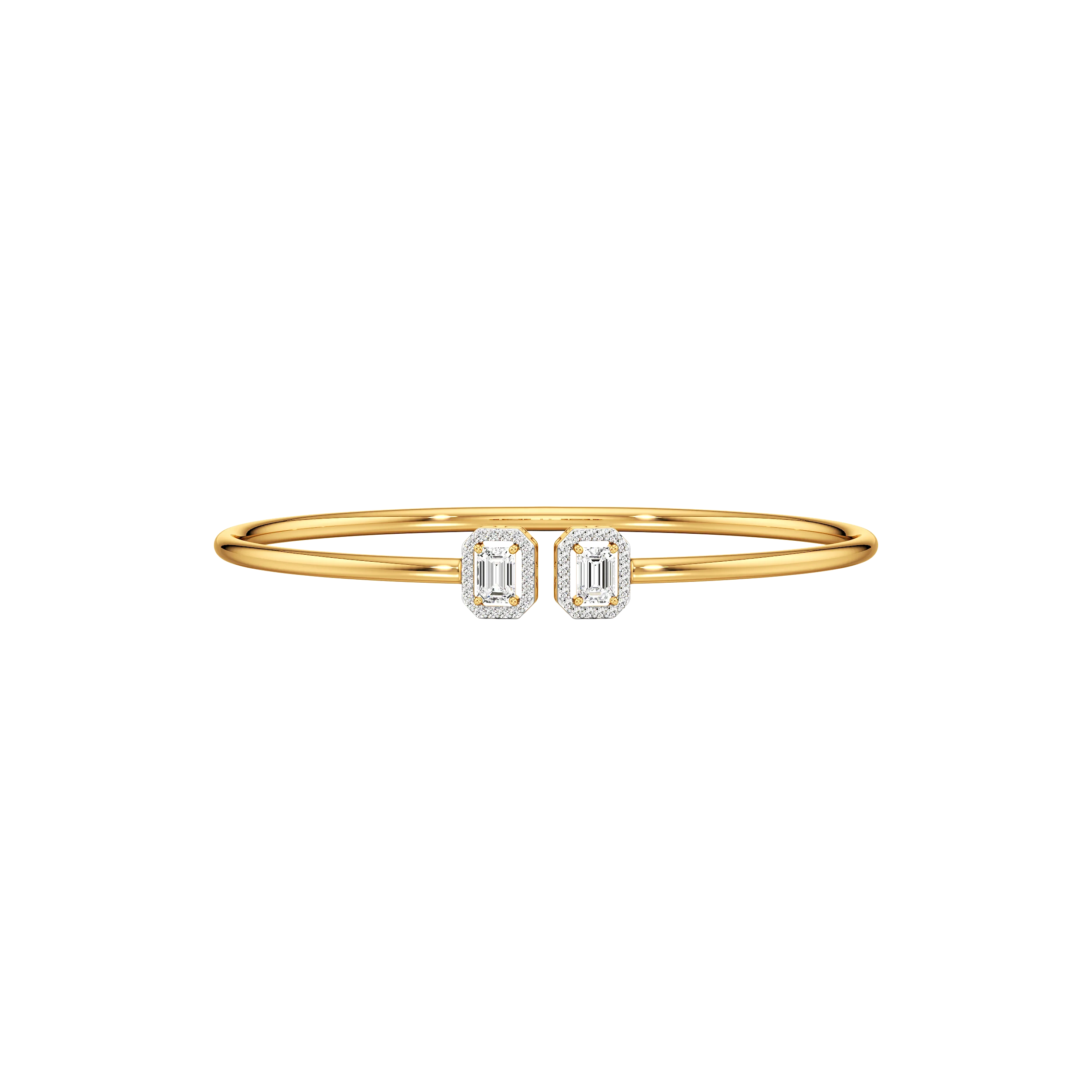 The Minimalist Open Top Oval Bangle