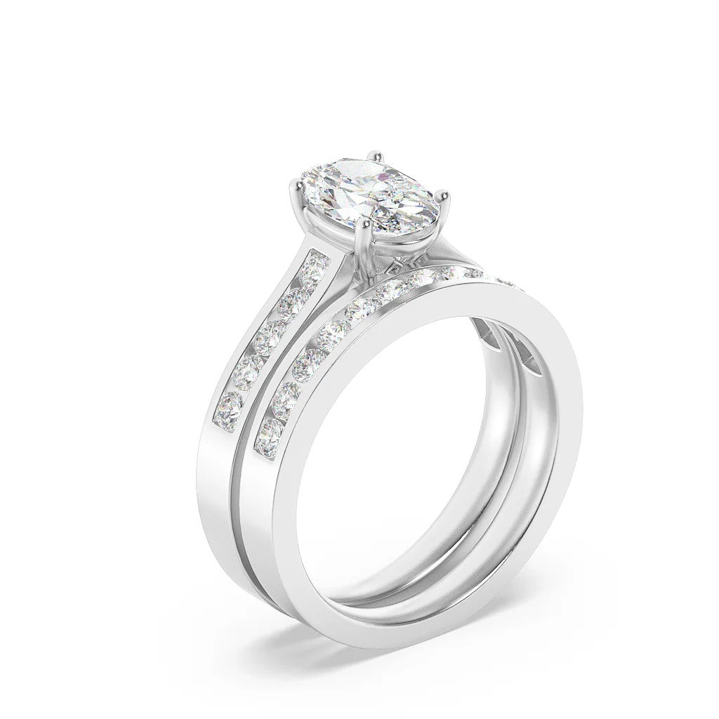 Celestial Union Bridal Ring Set 5