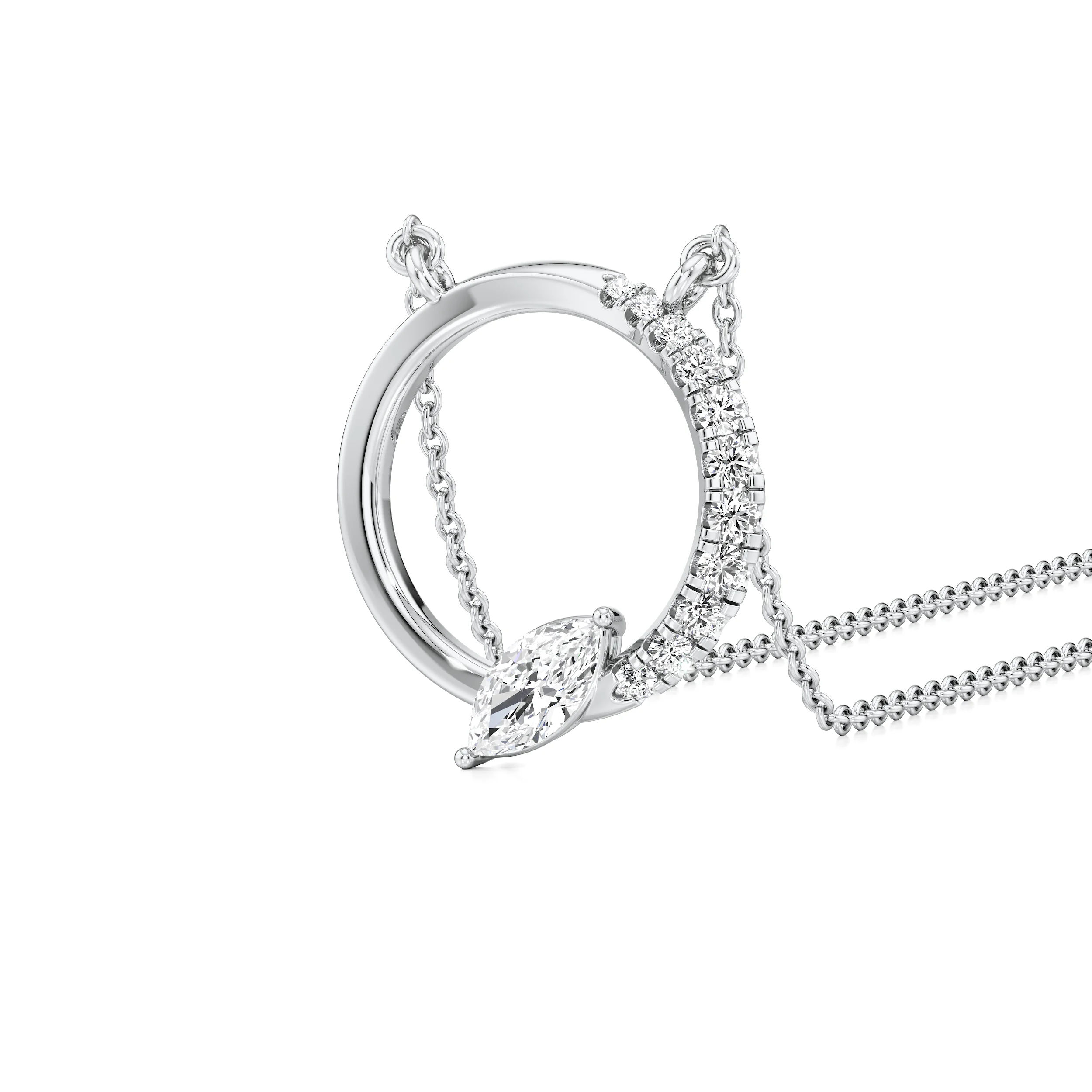 Eclipse Marquise Necklet 4