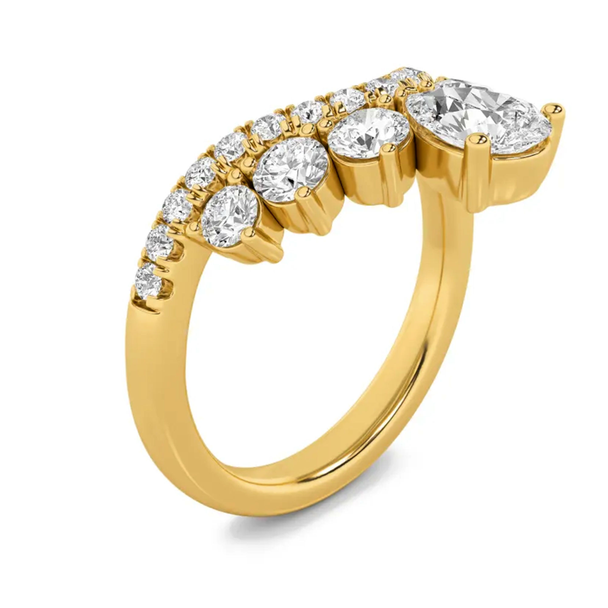 Aurora Crown Ring hover