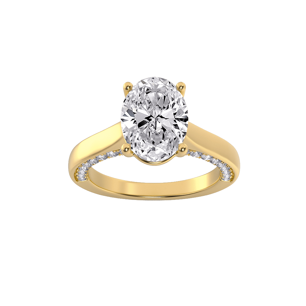 Haloed Oval Glow Ring 3