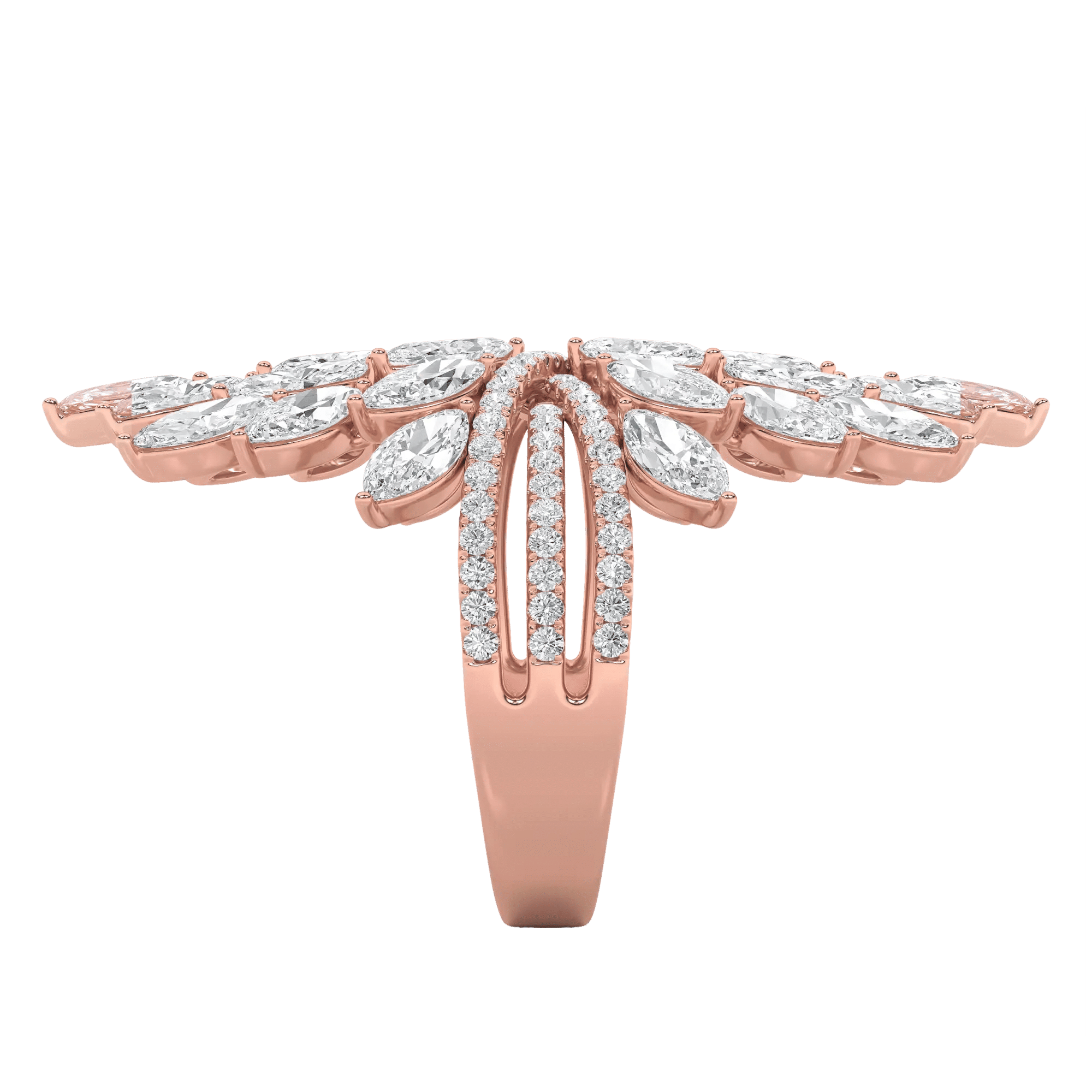 Floral Enchantment Cocktail Ring 11