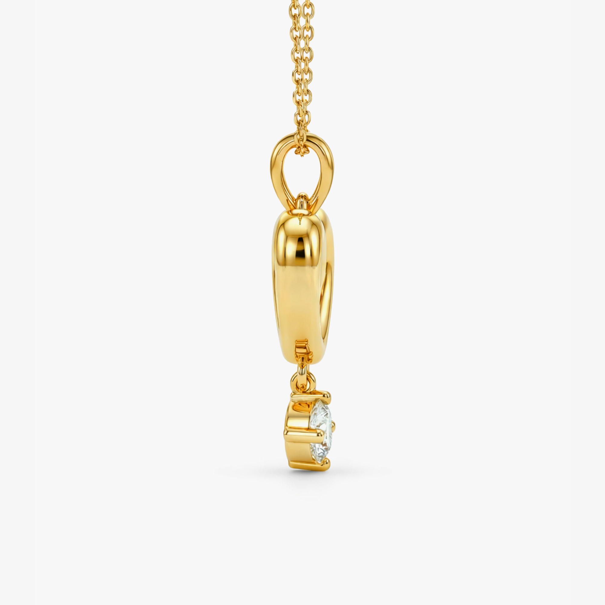 Puffheart Drop Pendant 2