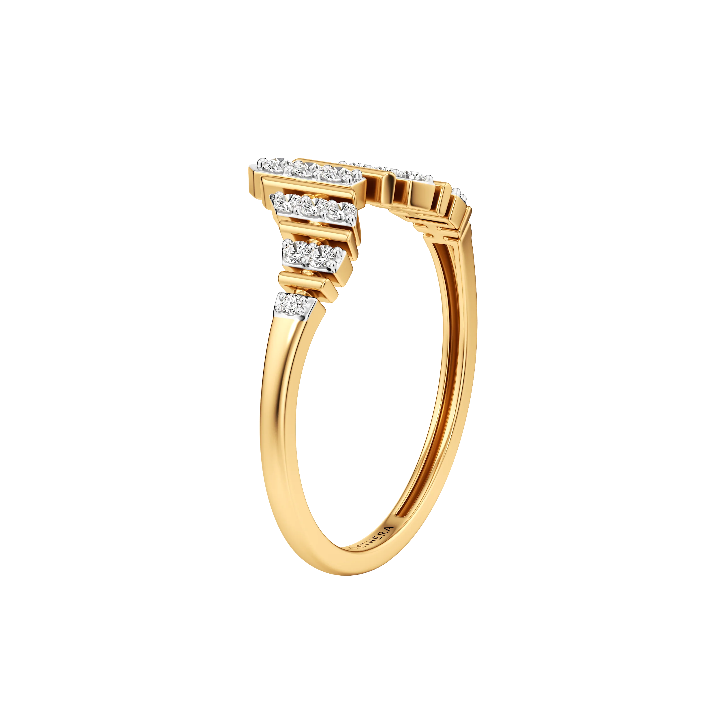 Radiant Edge Diamond Ring 5