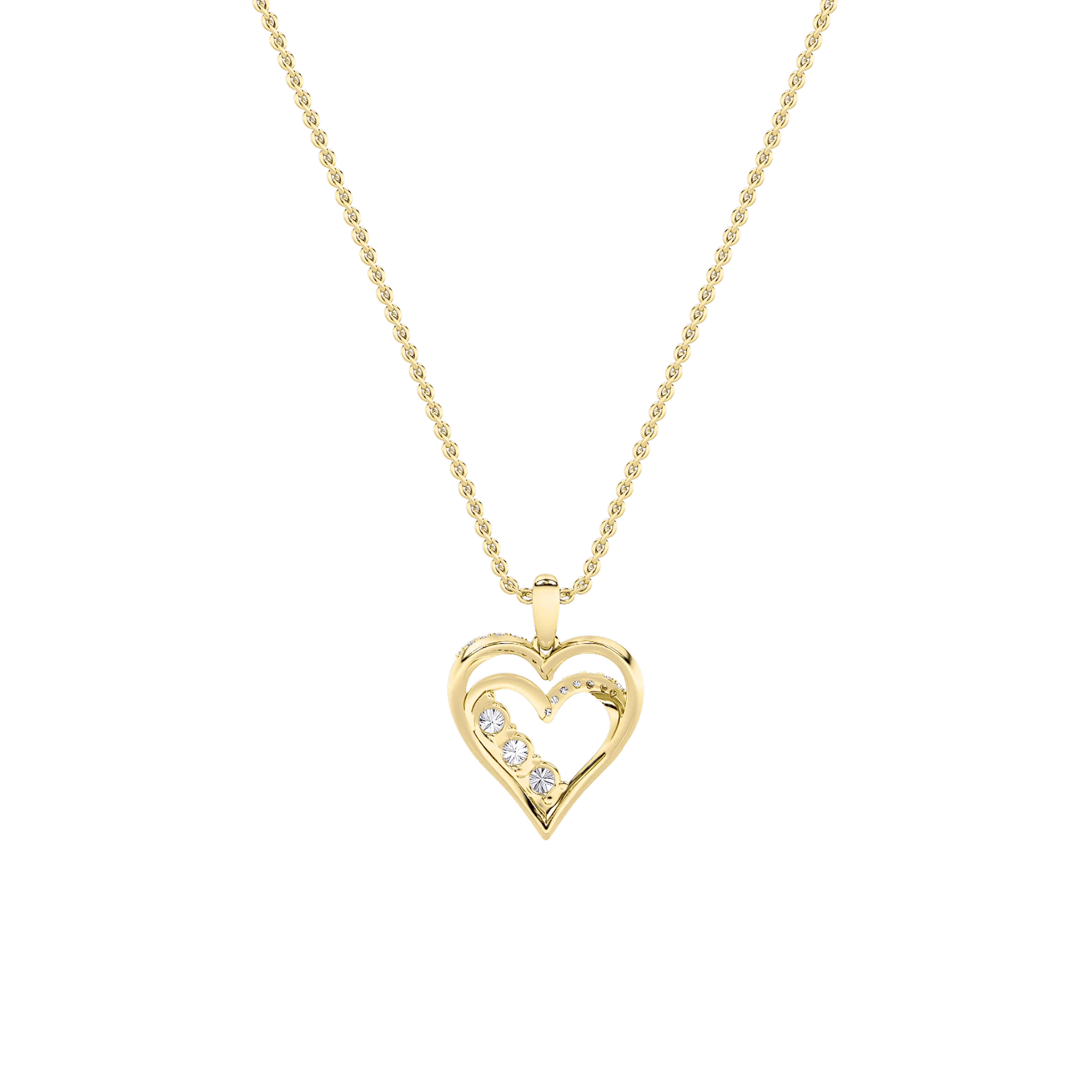 Hearts Entwine Pendant 1