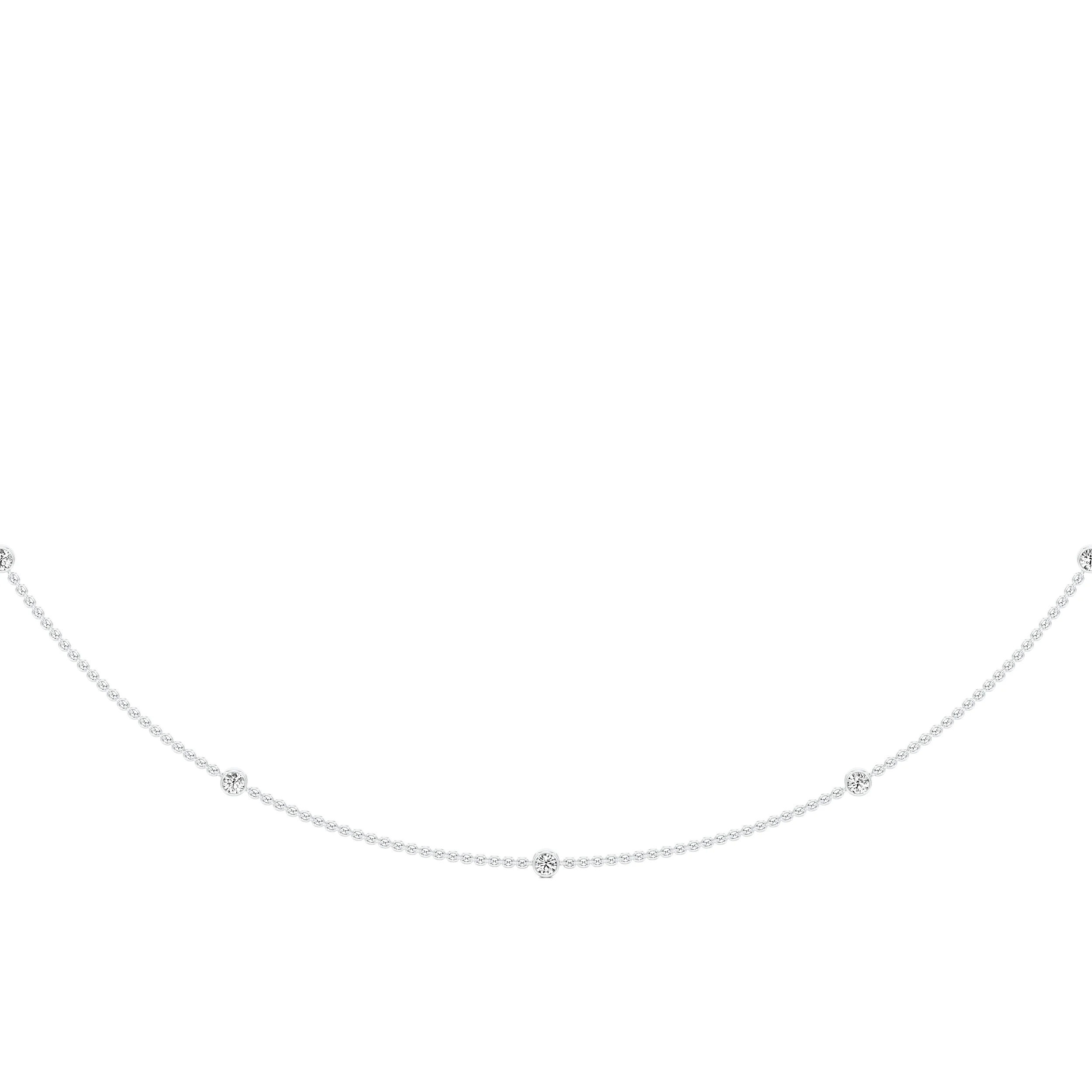 Twilight Twinkle Diamond By Yard Necklace 4