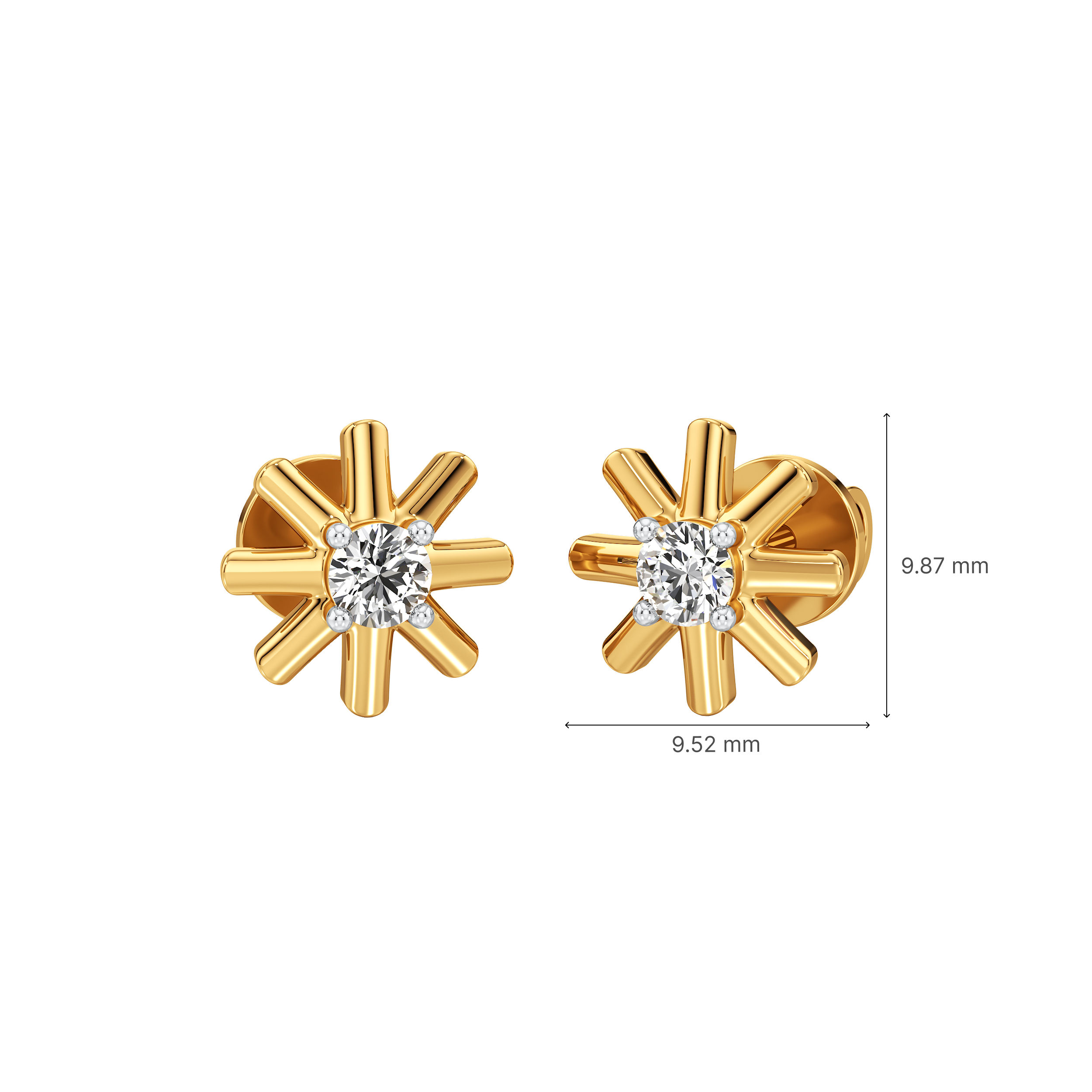 Radiant Bloom Studs 5