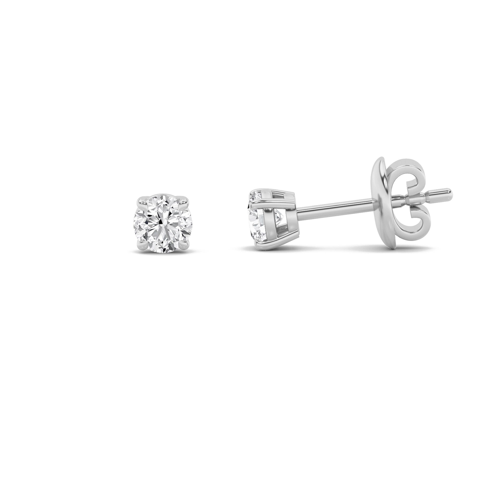 Dainty Orb Stud Earrings 2 Carat 4