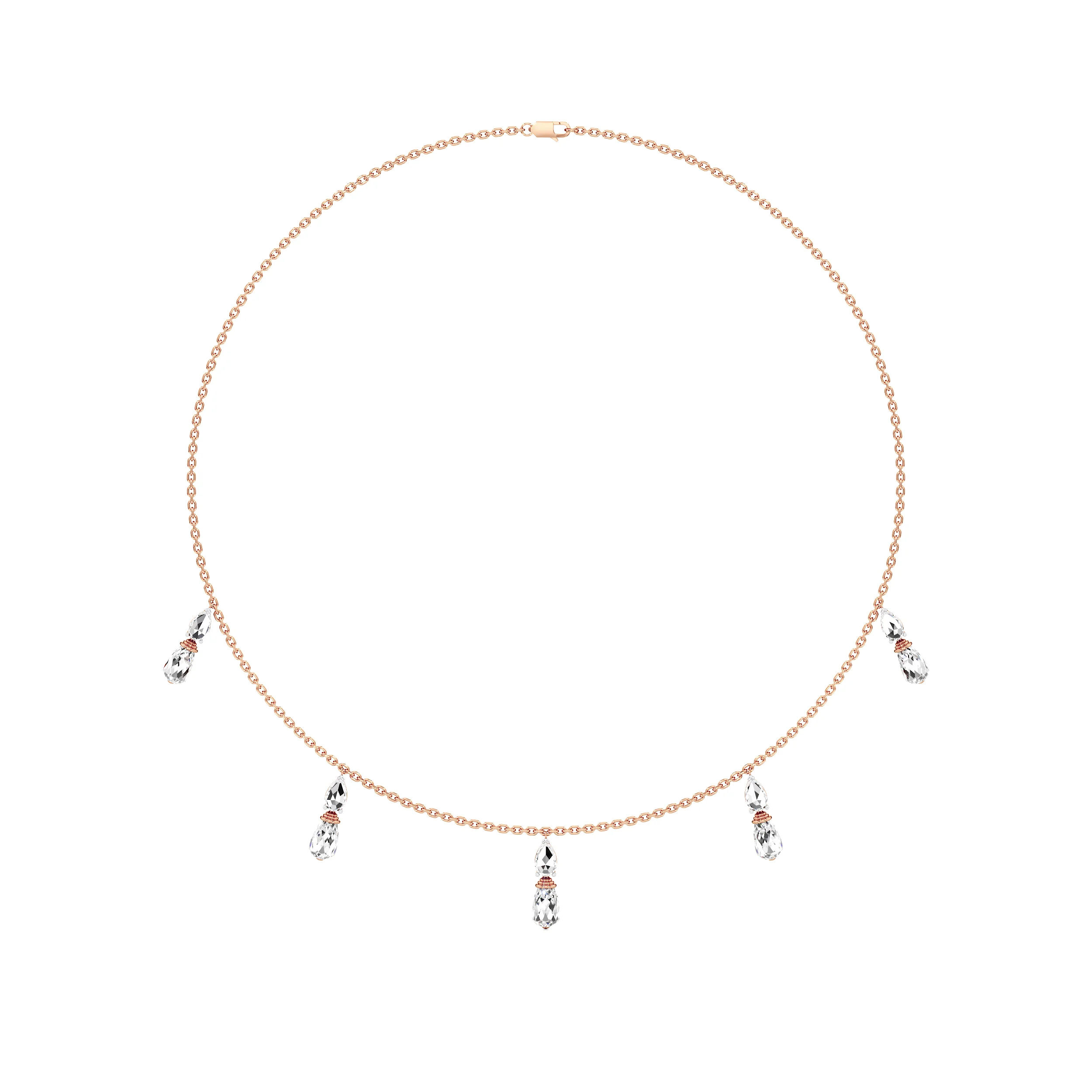 Rose Radiance Diamond By Yard Necklace 4