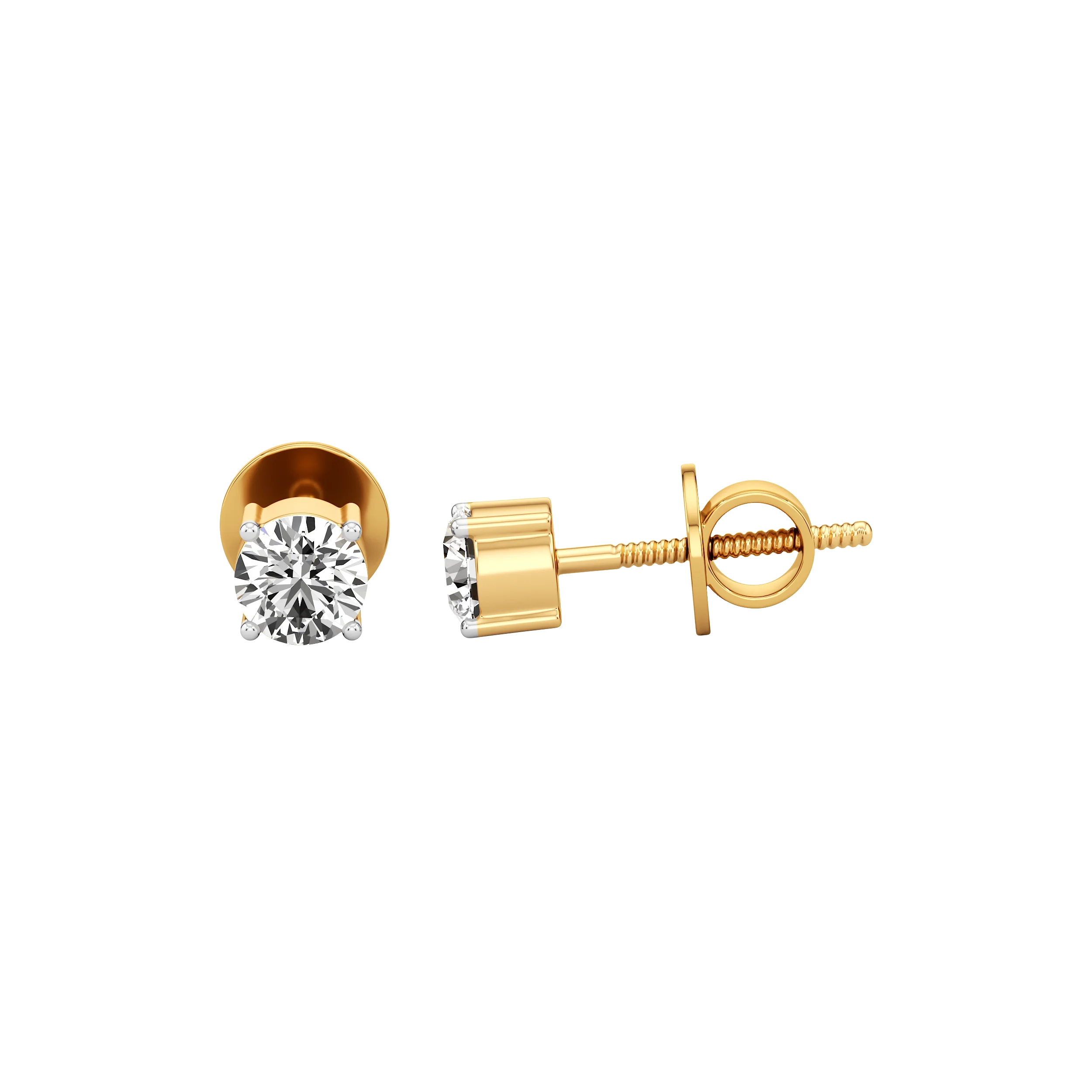 Pureline Solitaire Studs 1