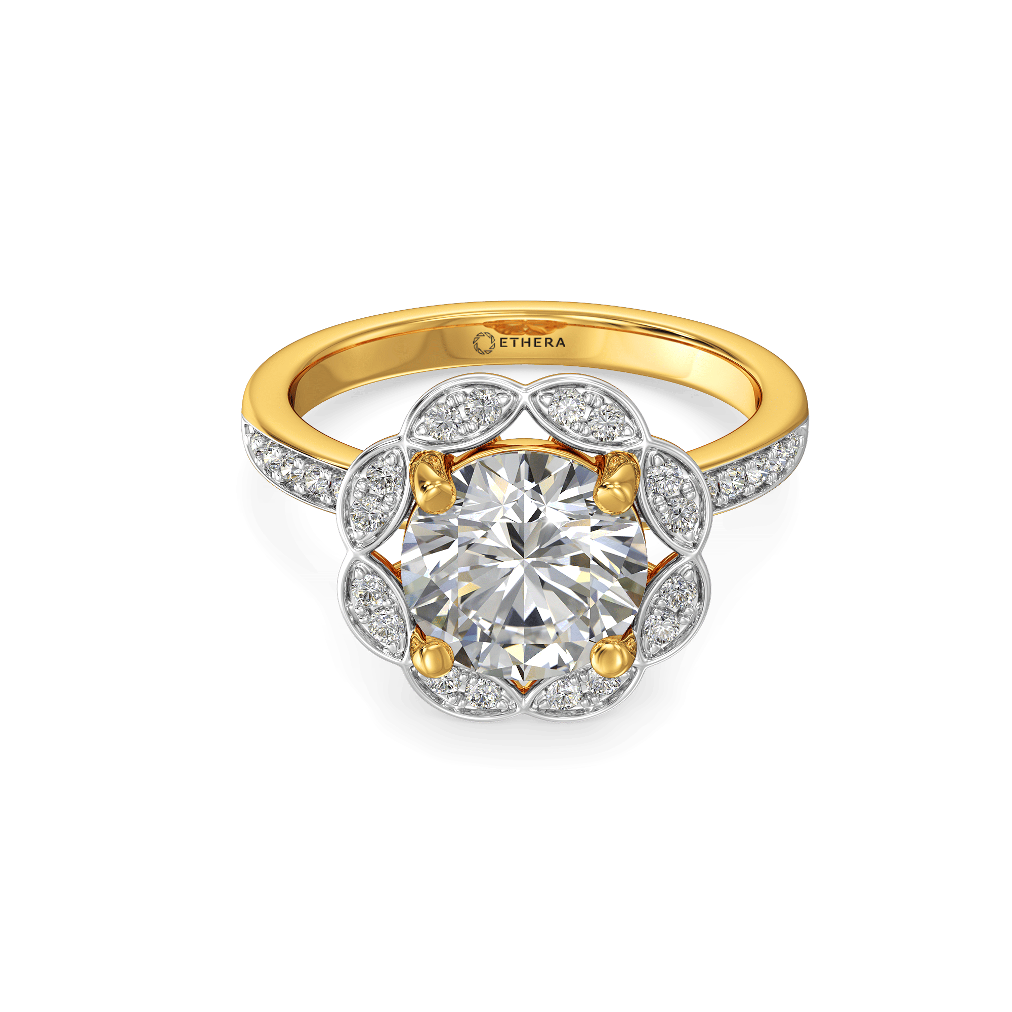 The Elysian Bloom Pavé Ring 2