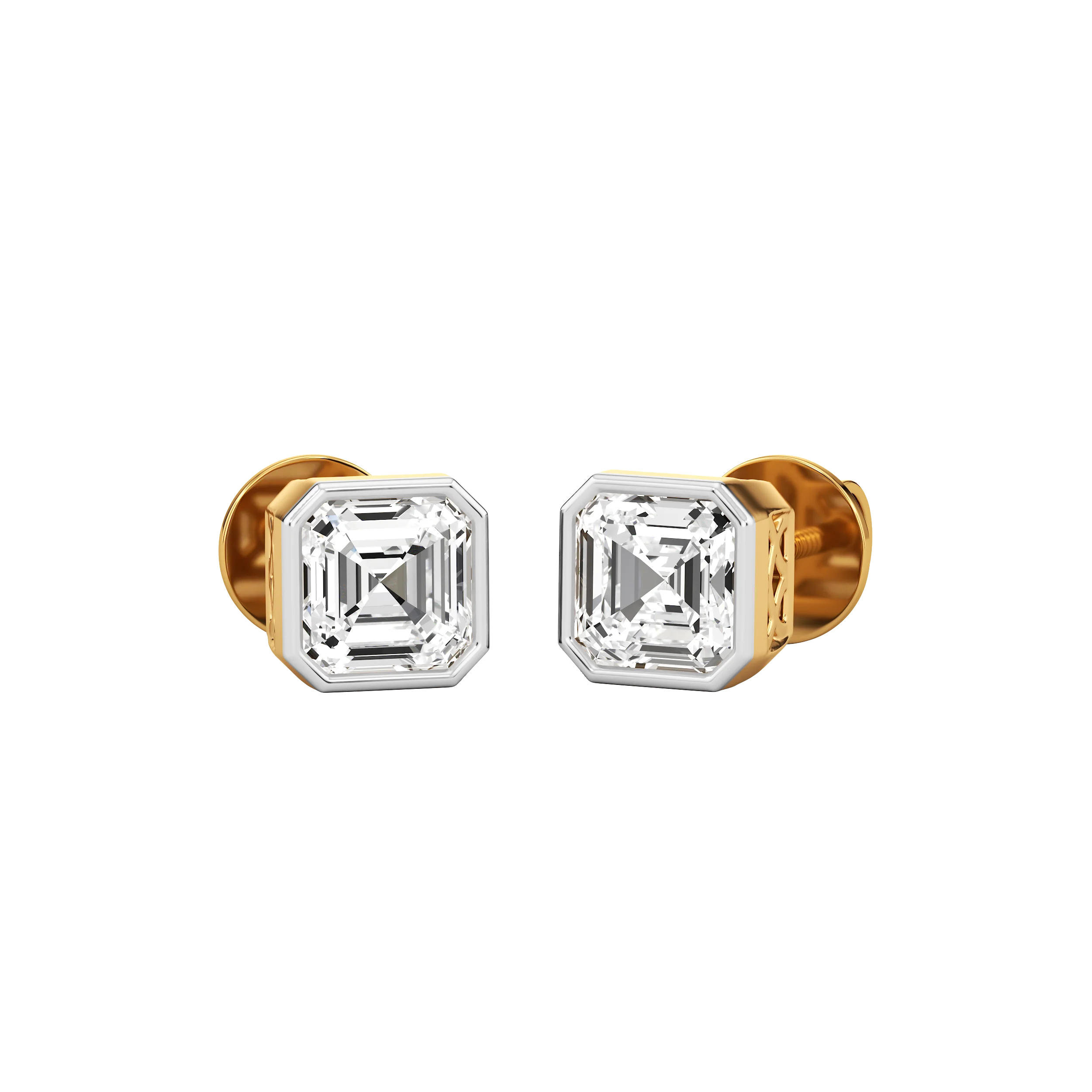 Era Edge Asscher Studs 0