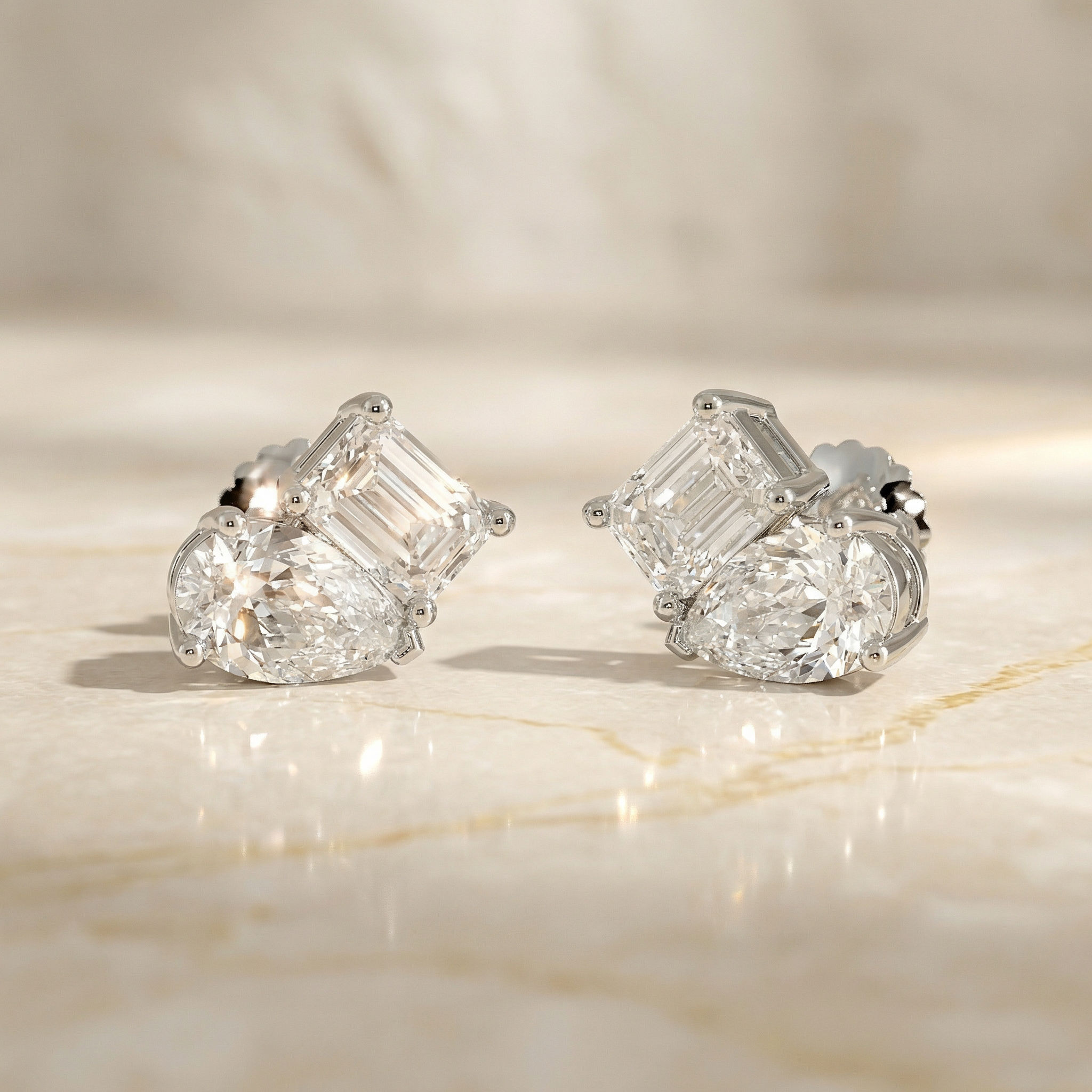 Twice The Shine Stud Earrings 2