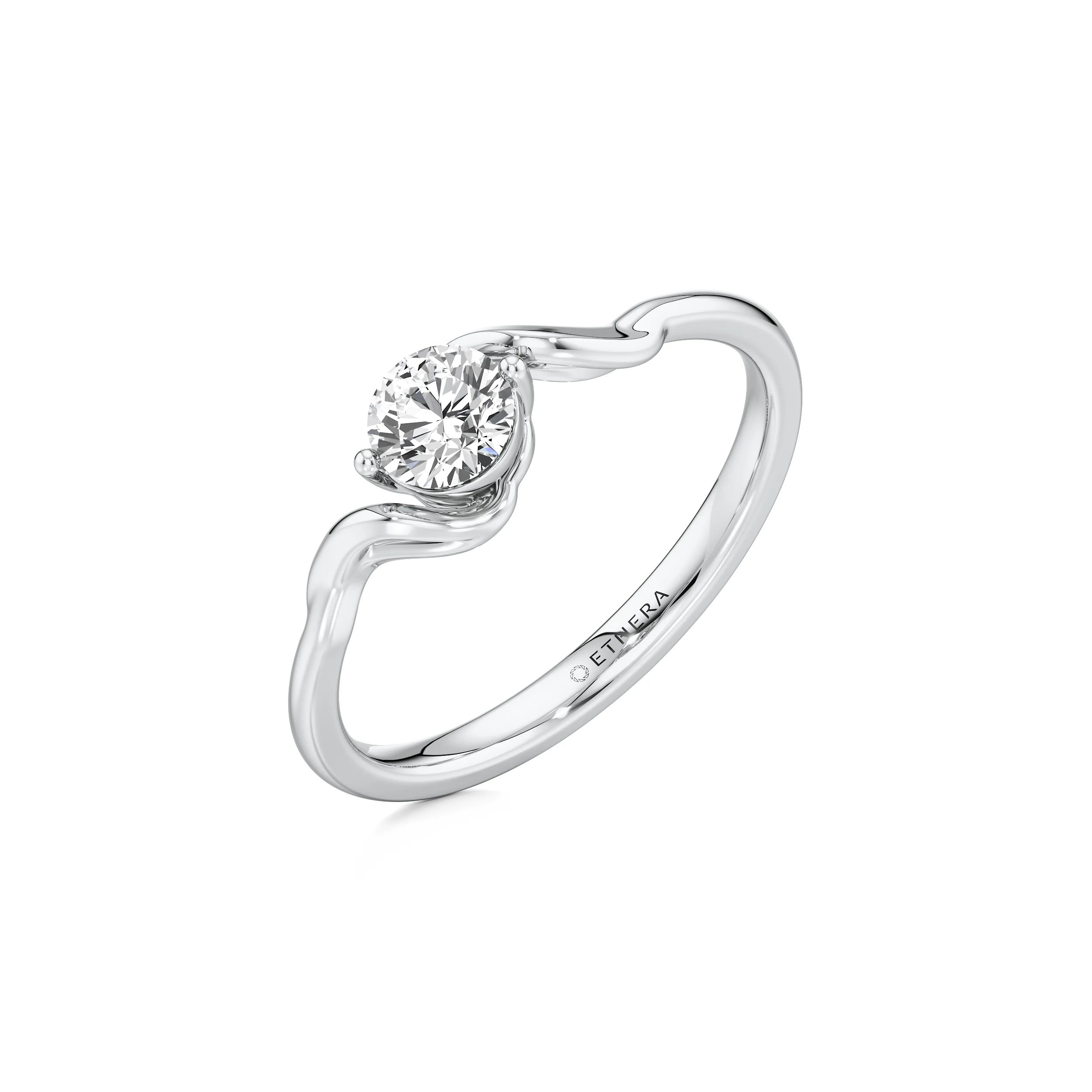 Sway Solitaire Ring 6