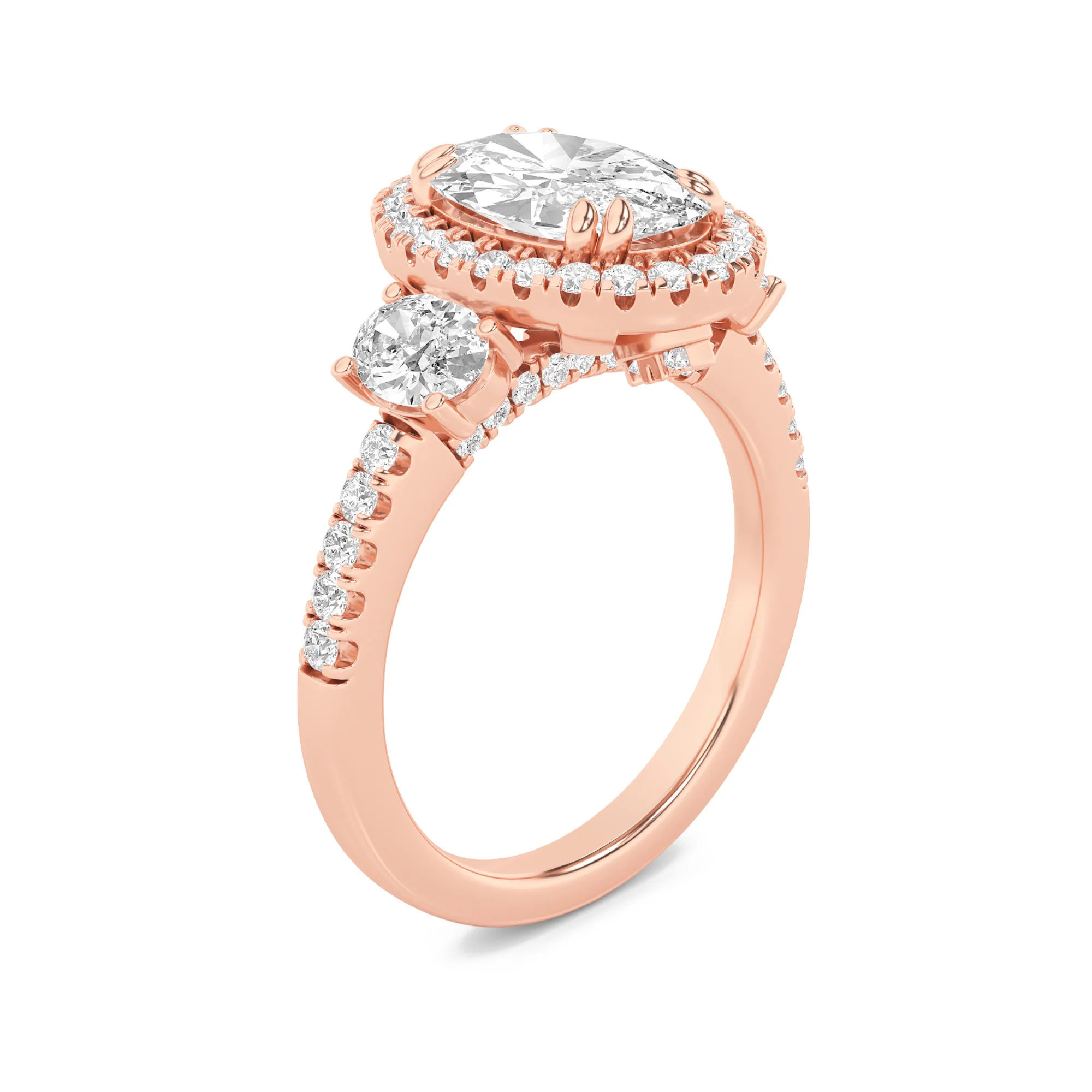 Harmony Of 3 Stone Ring 10