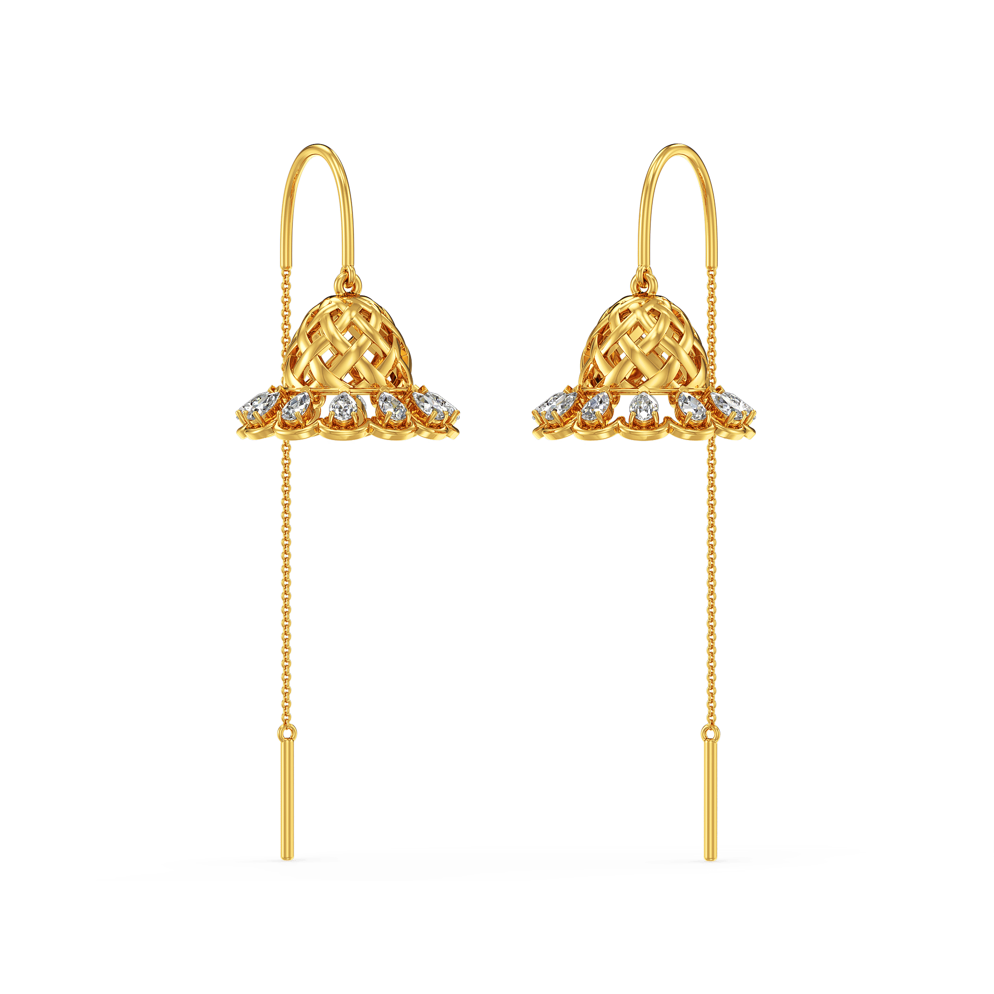Tana- Bana Jhumkas
