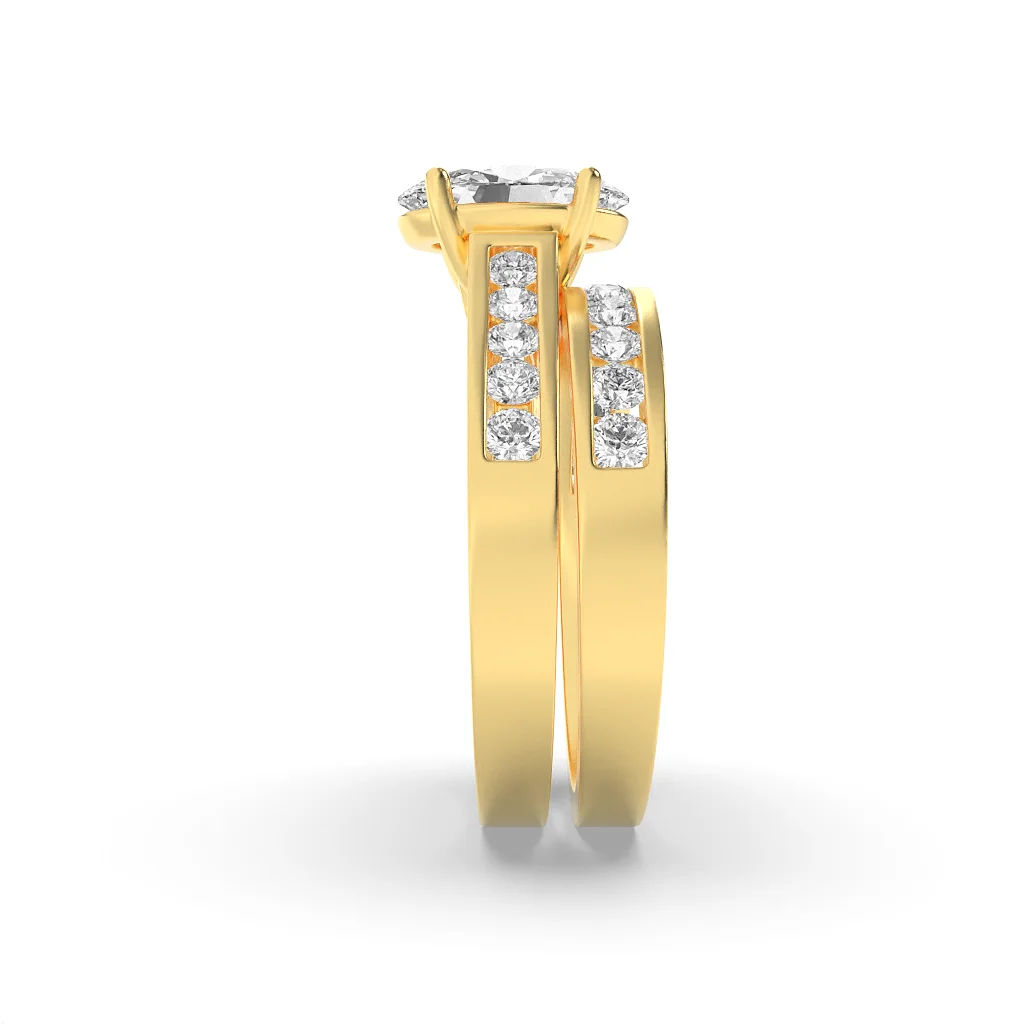 Celestial Union Bridal Ring Set 3