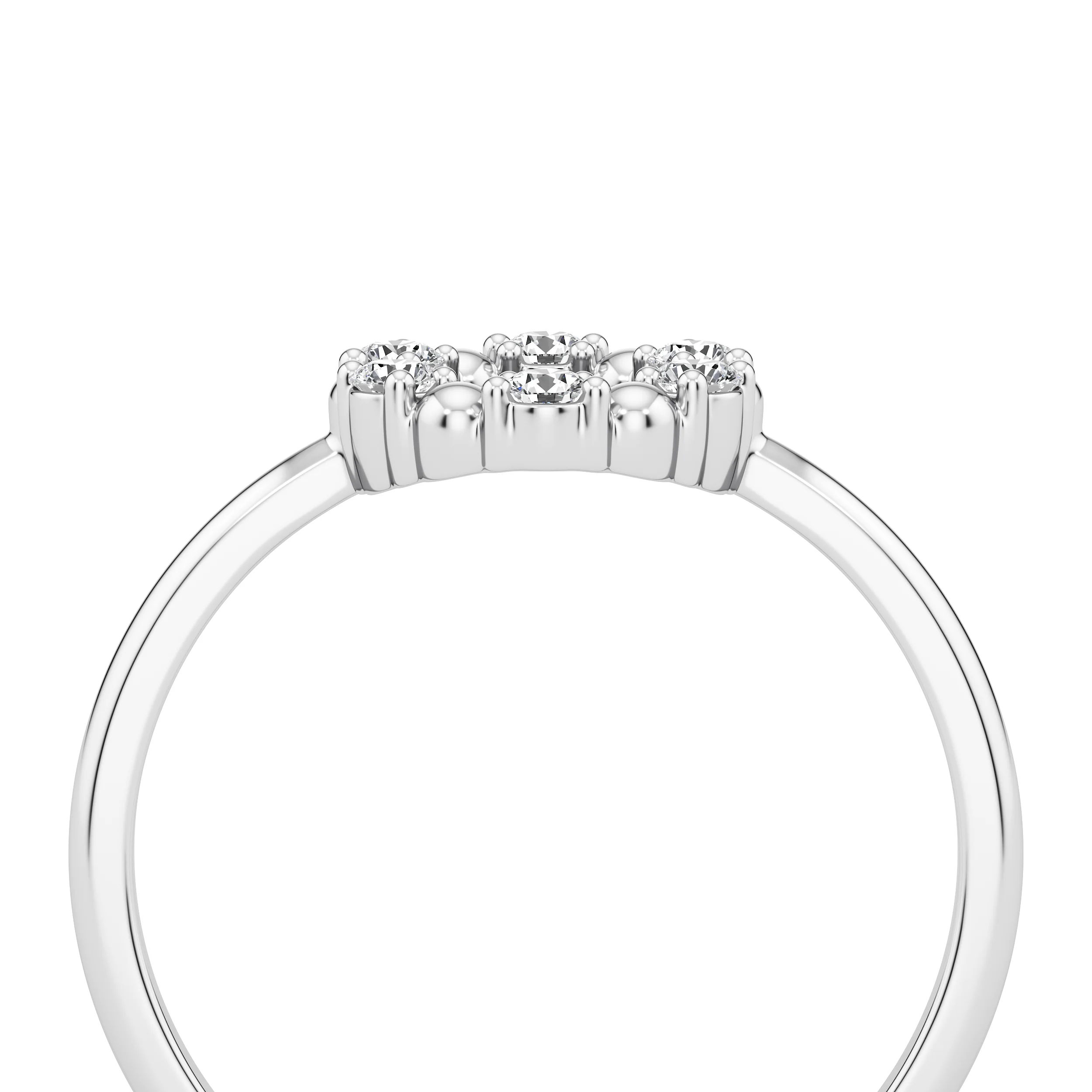 Orbit Petite Diamond Ring 11