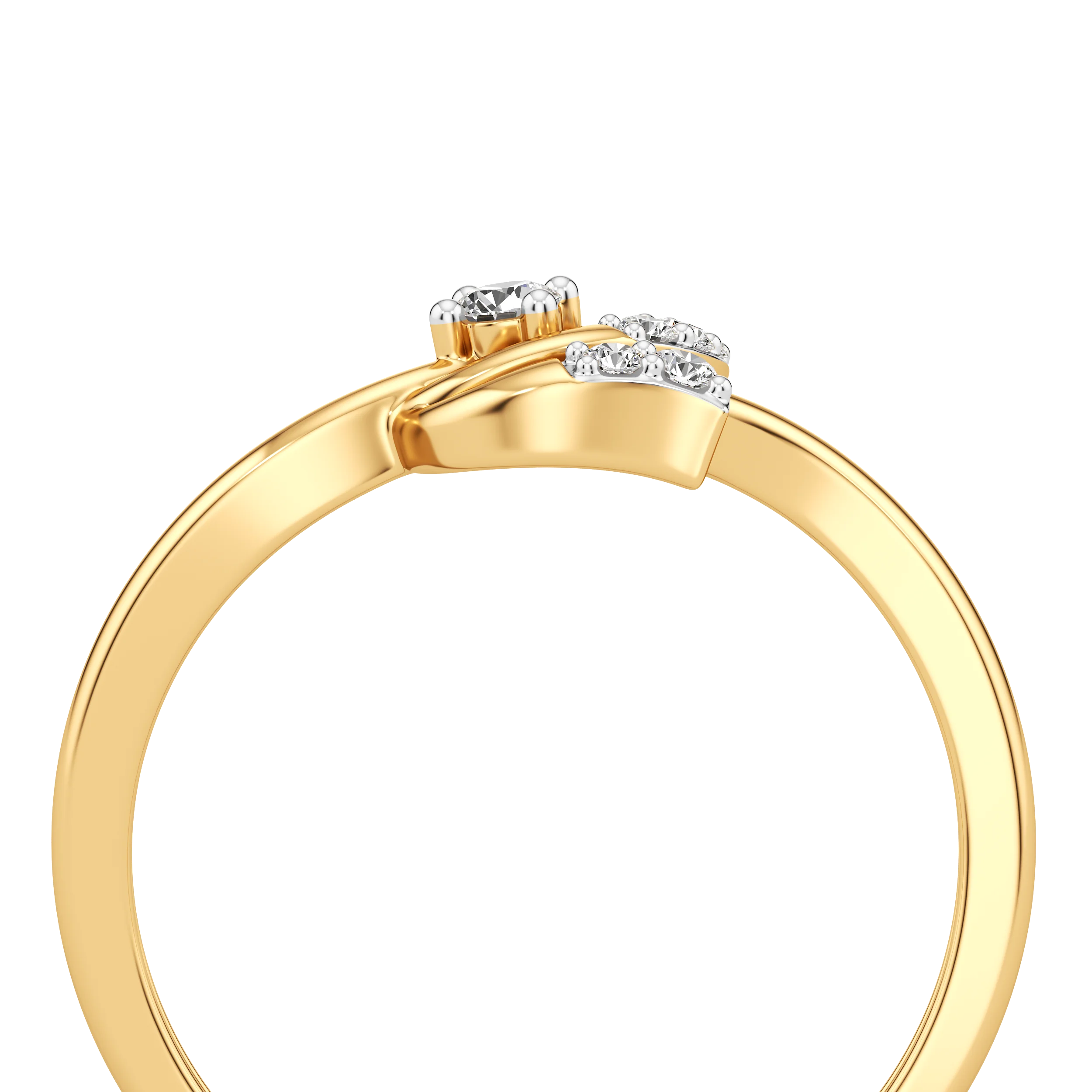 Twirl Bloom Diamond Ring 5