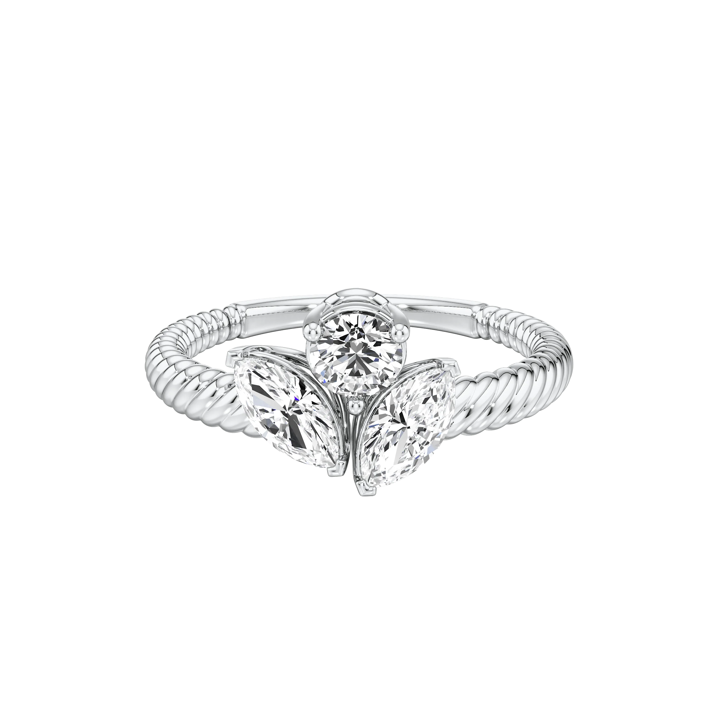 Marquise and Round Bloom Ring 6