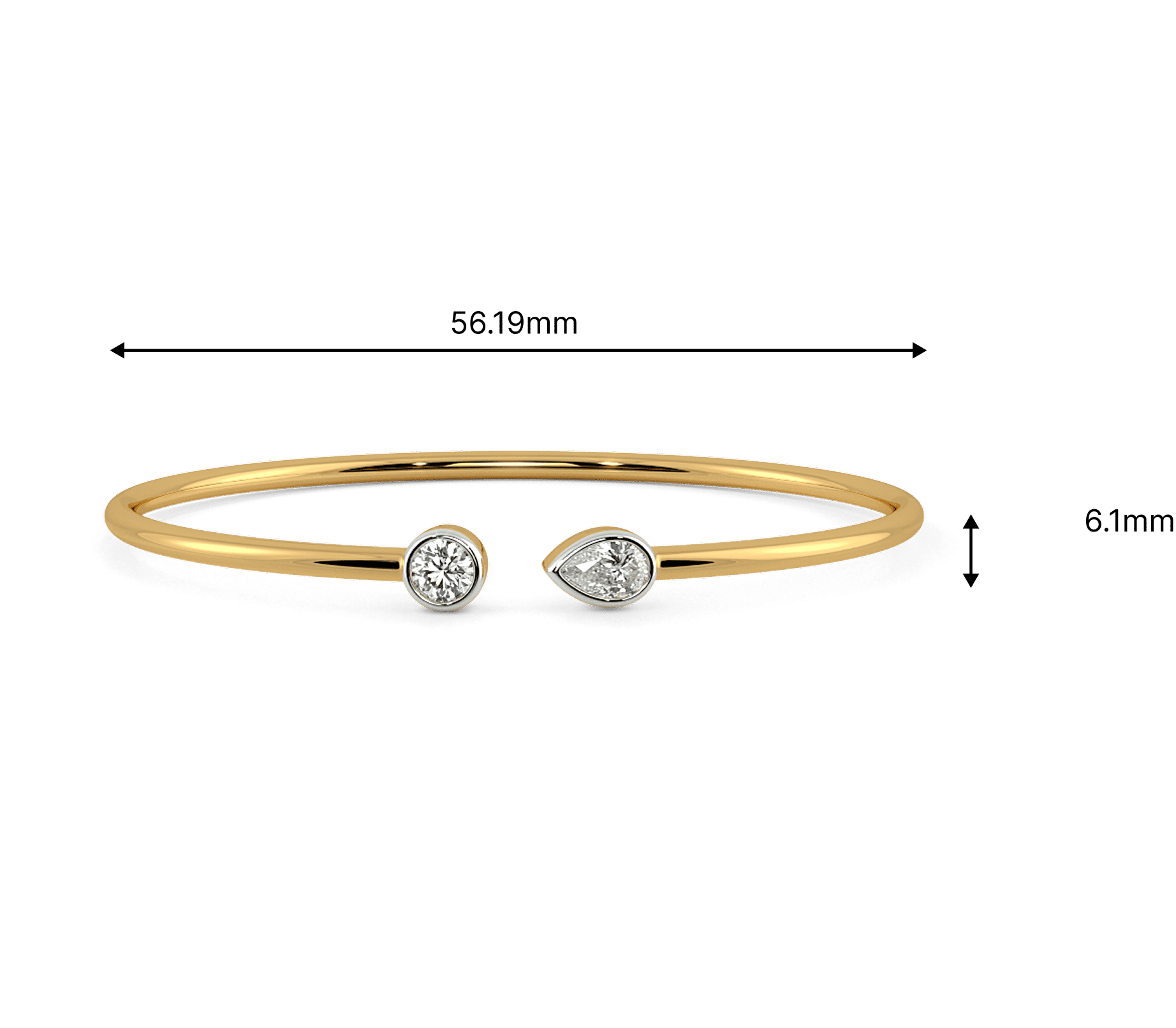Free Spirit Open Top Oval Bangle 4